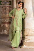 Charizma | Festive Pret | 3-PC Embroidered Raw Silk CMA-6-413 - by Libasekhas UK - Registered Vendor of : Charizma - 100% Original Designer Dress