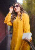 Fozia Khalid | Silk Spire | MARIGOLD - by - Libasekhas UK - Registered Vendor of : Hoorain Designer Wear - 100% Original Designer Dresss