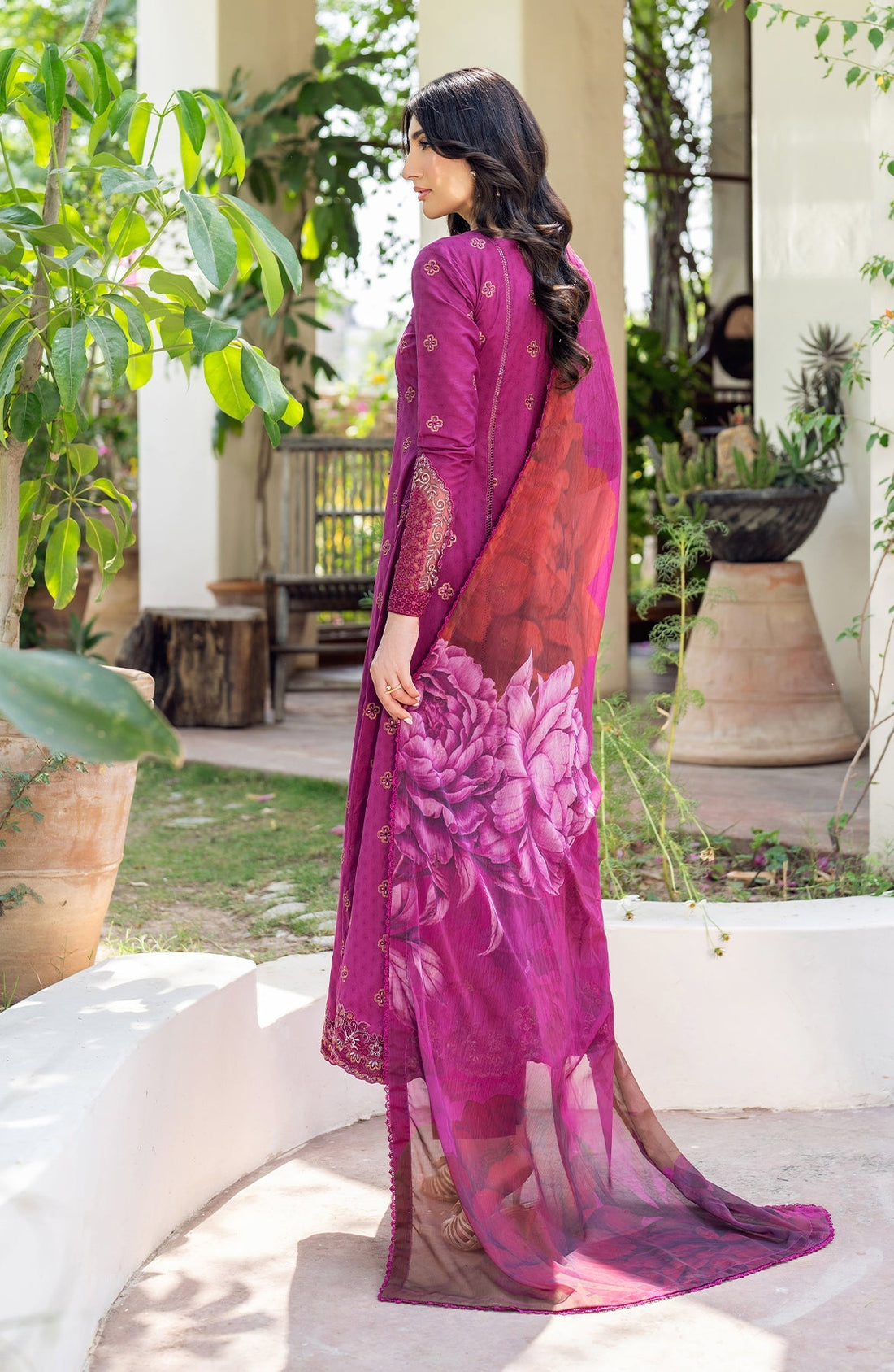 Zarif | Nura Textured Lawn 25 | MEHMAL - by - Libasekhas UK - Registered Vendor of : Zarif - 100% Original Designer Dresss