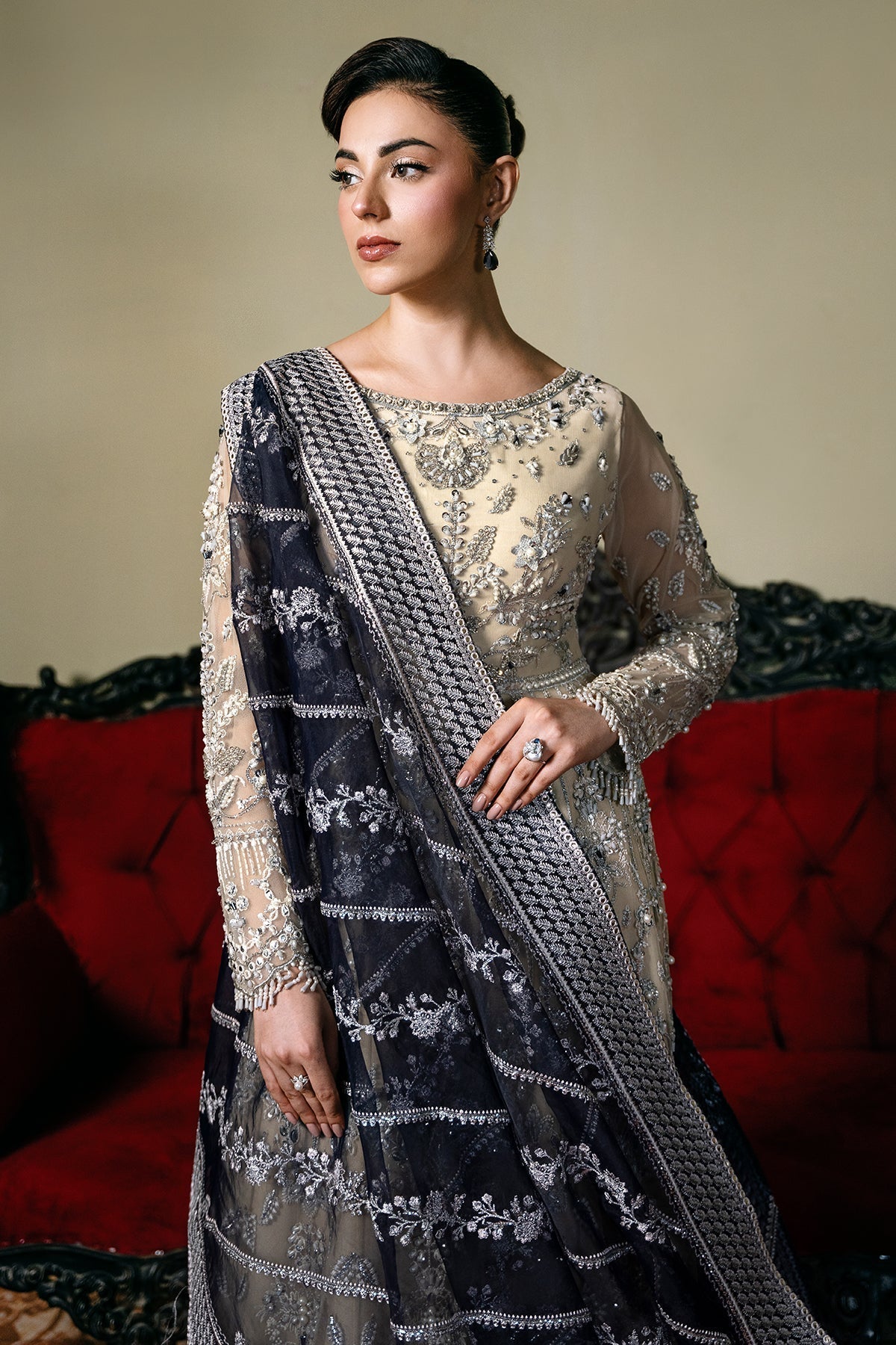 Mina Kashif | Kahani Formals | Araish - by - Libasekhas UK - Registered Vendor of : Mina Kashif - 100% Original Designer Dresss