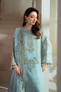 Alizeh | Aymal Chiffon | AF-BHM-4044-Orla - by - Libasekhas UK - Registered Vendor of : Alizeh - 100% Original Designer Dresss