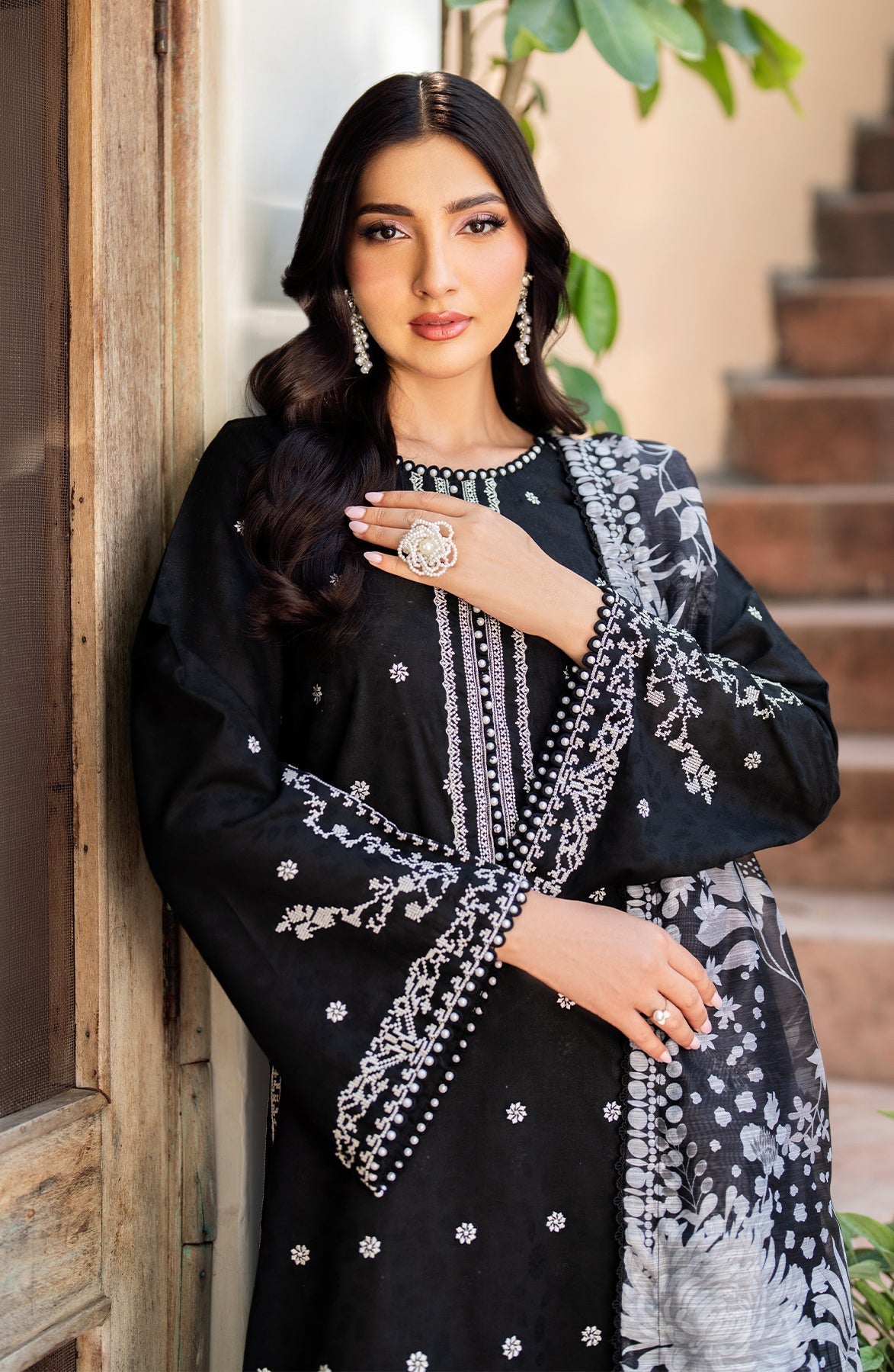 Zarif | Nura Textured Lawn 25 |  MILHA - by - Libasekhas UK - Registered Vendor of : Zarif - 100% Original Designer Dresss