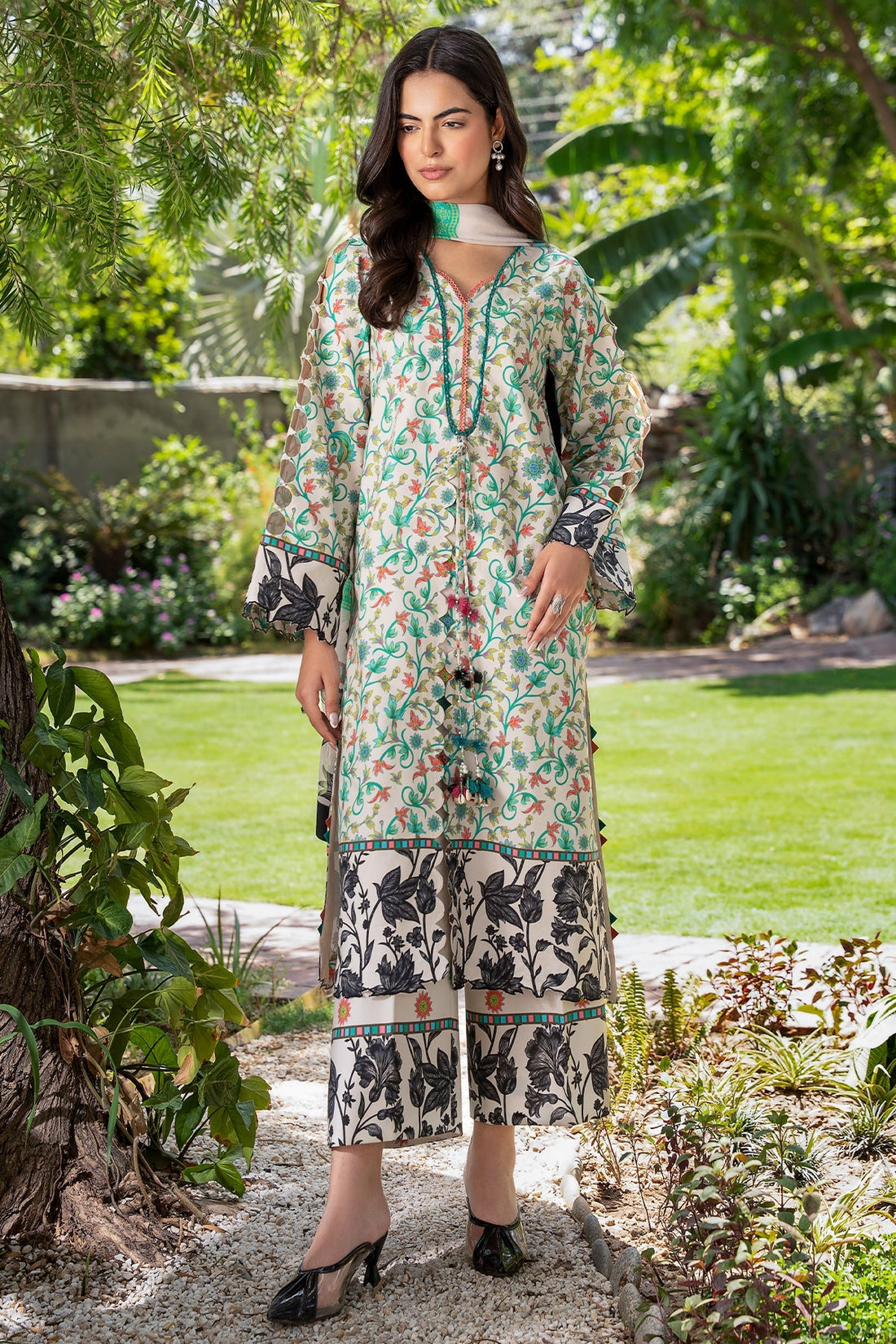 Charizma | C Print Lawn | CP6-27 - by Libasekhas UK - Registered Vendor of : Charizma - 100% Original Designer Dress