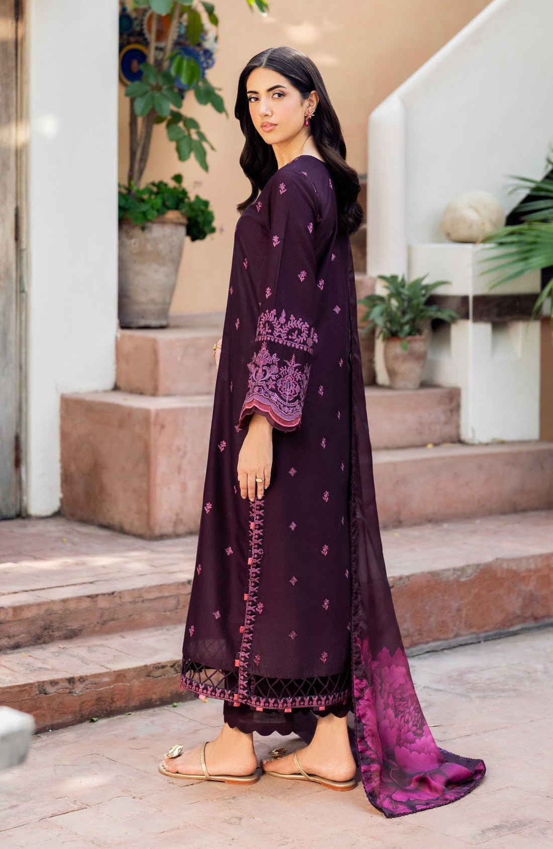 Zarif | Nura Textured Lawn 25 | FAHA - by - Libasekhas UK - Registered Vendor of : Zarif - 100% Original Designer Dresss
