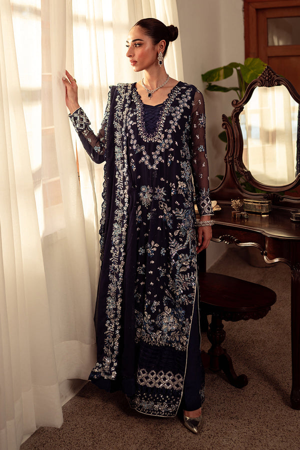 Neeshay | Dastaan Luxury Chiffon | Neelam - by - Libasekhas UK - Registered Vendor of : Neeshay - 100% Original Designer Dresss