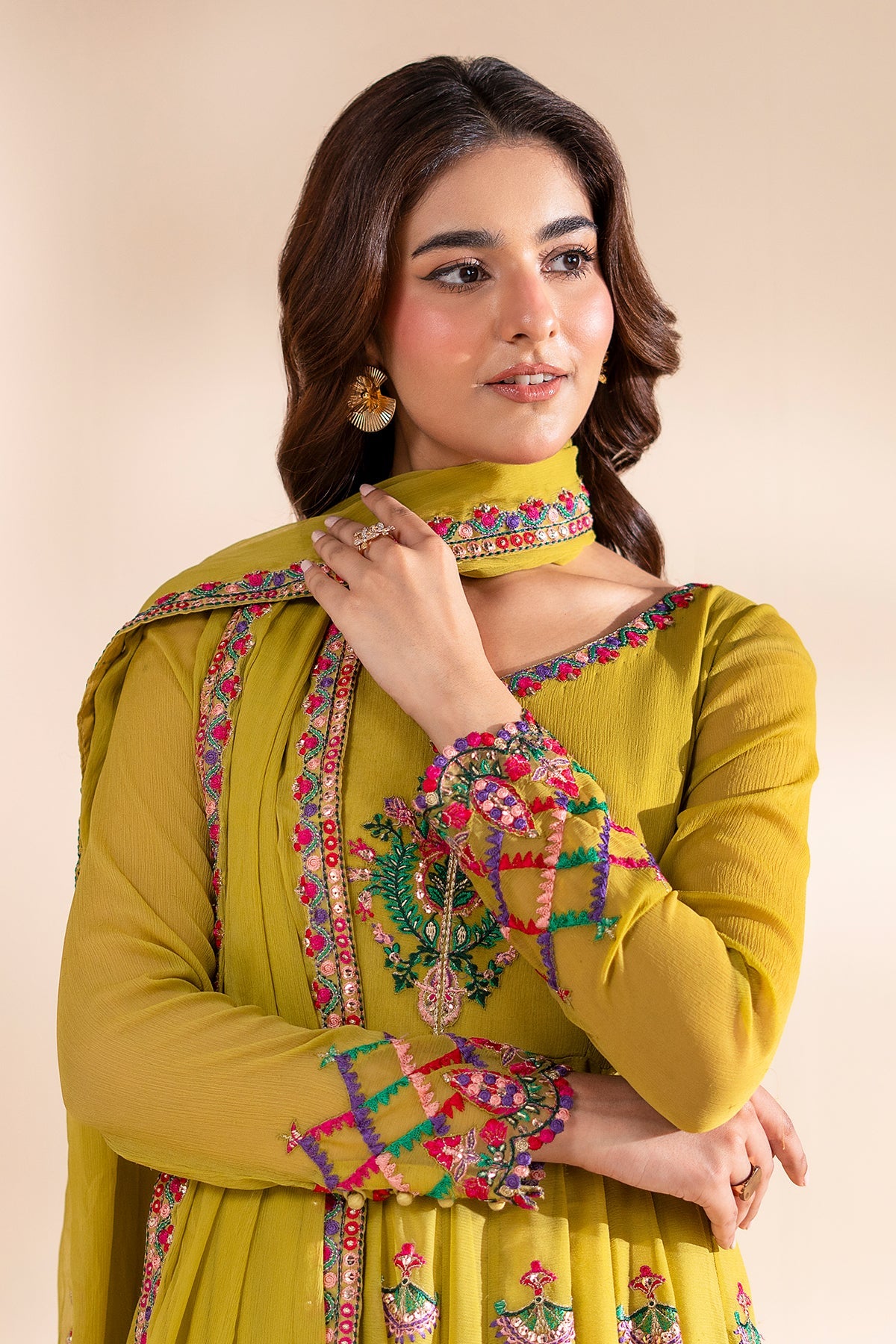 Charizma | Festive Pret | 3-PC Embroidered CMA-6-362 - by Libasekhas UK - Registered Vendor of : Charizma - 100% Original Designer Dress