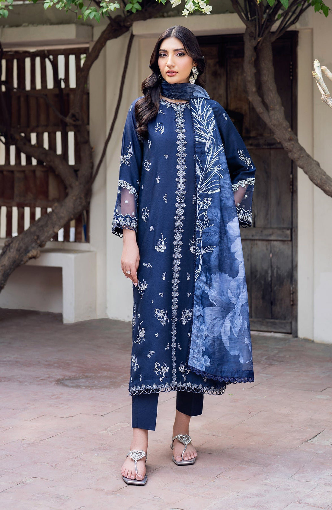 Zarif | Nura Textured Lawn 25 | SEERUM - by - Libasekhas UK - Registered Vendor of : Zarif - 100% Original Designer Dresss
