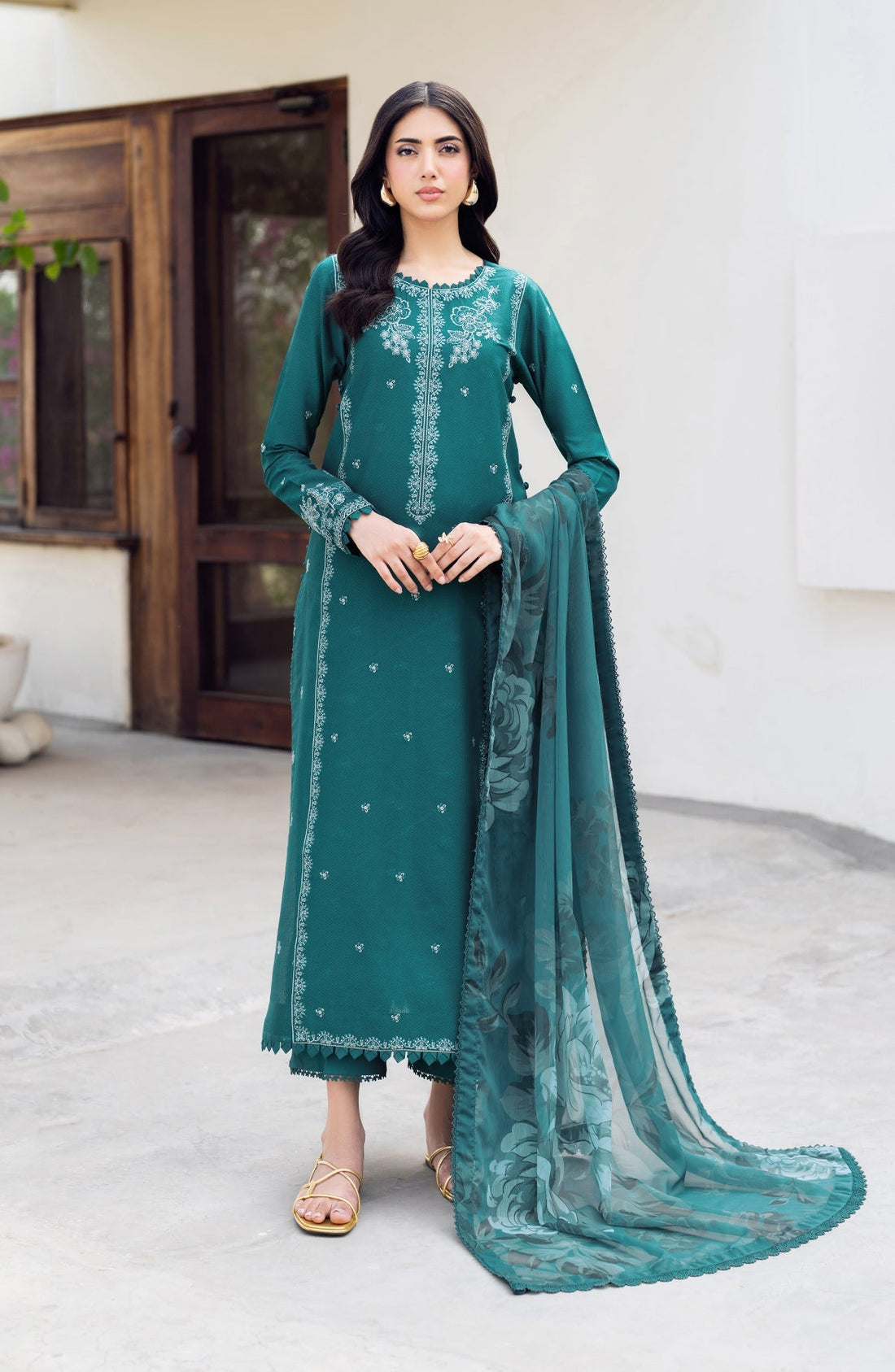 Zarif | Nura Textured Lawn 25 | NUSA - by - Libasekhas UK - Registered Vendor of : Zarif - 100% Original Designer Dresss