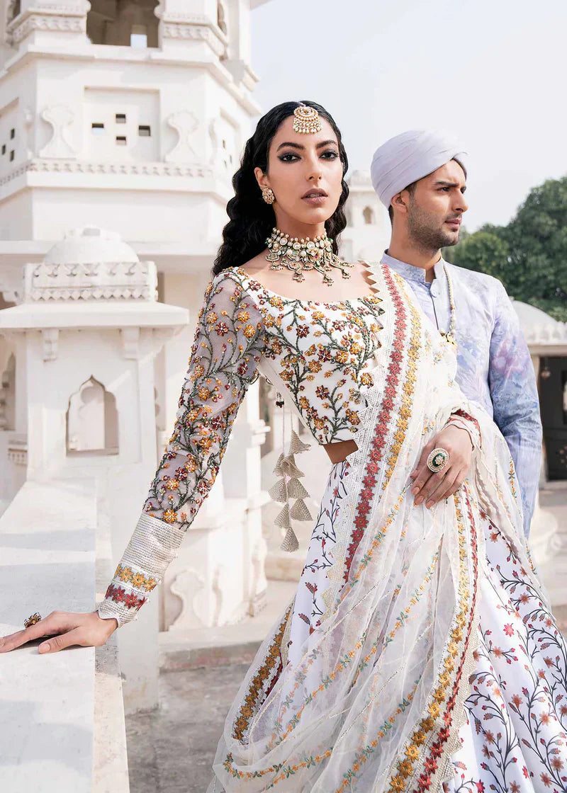 Akbar Aslam | Darbar Festive Formals | Chaand Bibi - by - Libasekhas UK - Registered Vendor of : Akbar Aslam - 100% Original Designer Dresss