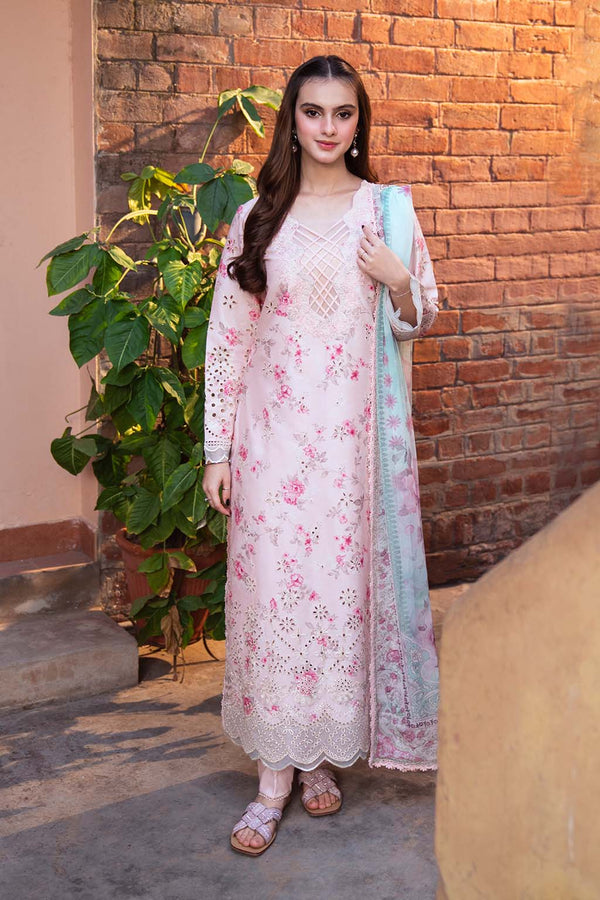 Neeshay | Summer Lines Printkari 25 | PECHE - by - Libasekhas UK - Registered Vendor of : Neeshay - 100% Original Designer Dresss