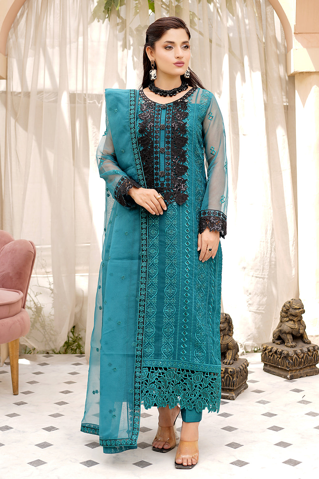 Maryams | Luxury Pret | M-1204 - by - Libasekhas UK - Registered Vendor of : Maryams - 100% Original Designer Dresss