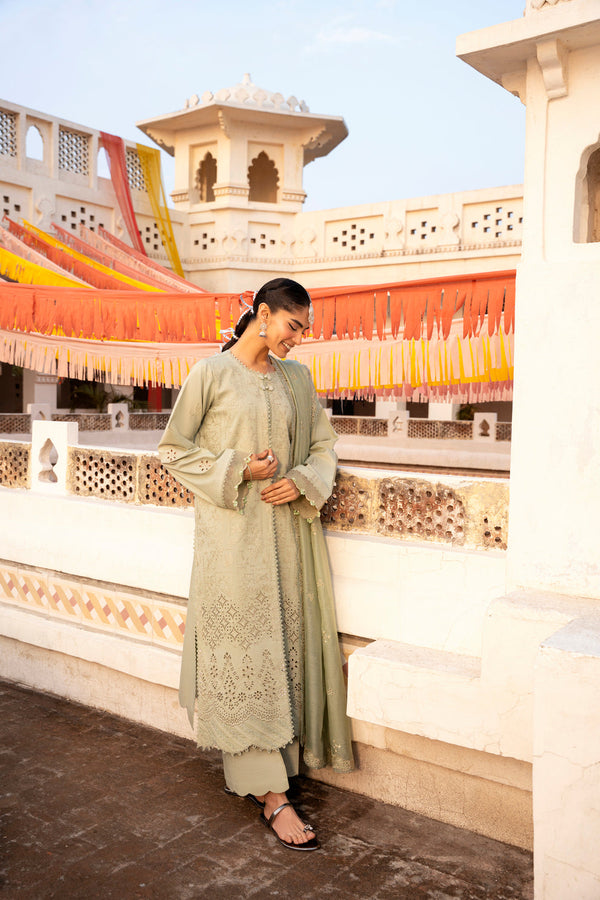 Florent | Basant Chikankari | FBC - 3A - by Libasekhas UK - Registered Vendor of : Florent - 100% Original Designer Dress
