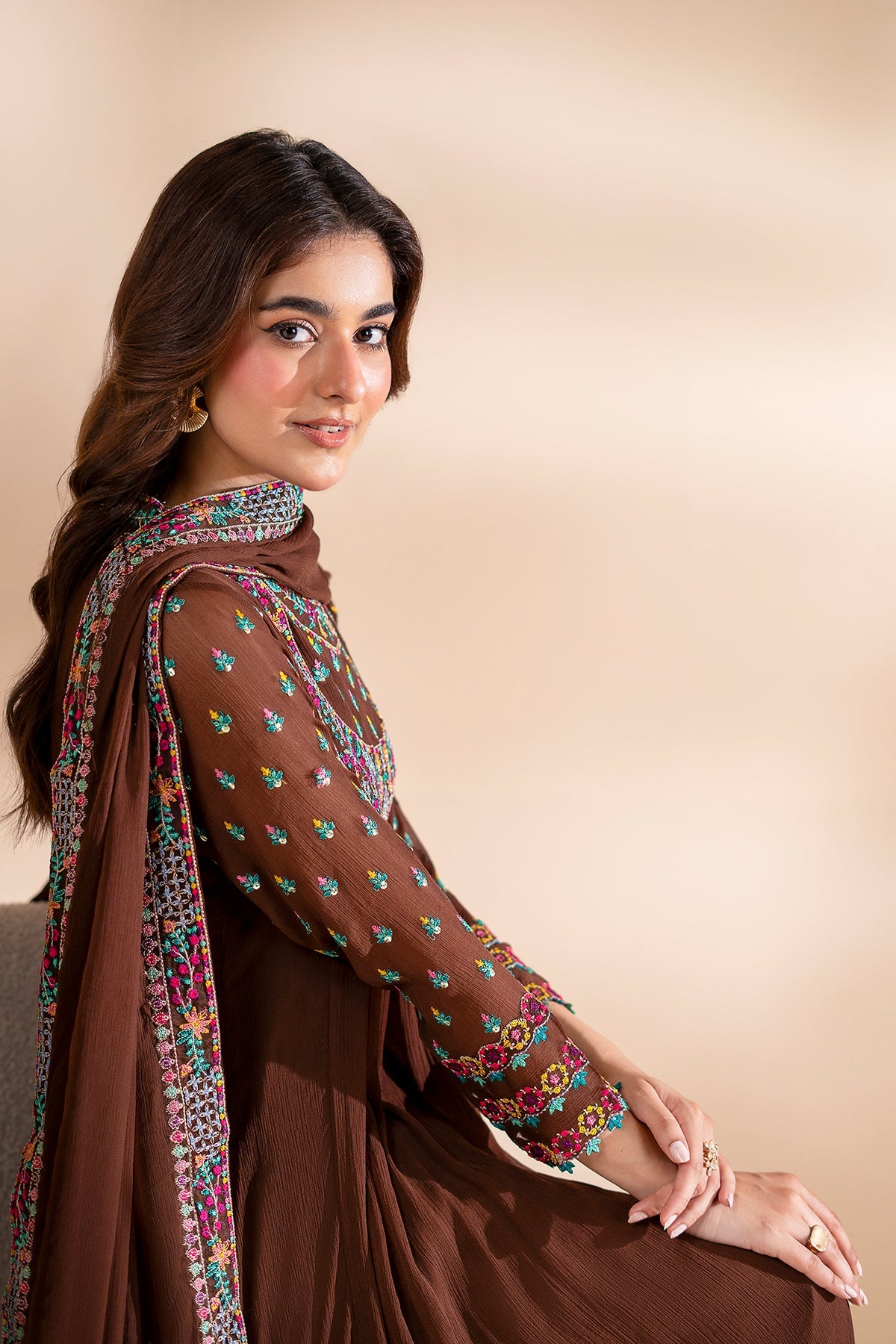 Charizma | Festive Pret | 3-PC Embroidered CMA-6-318 - by Libasekhas UK - Registered Vendor of : Charizma - 100% Original Designer Dress