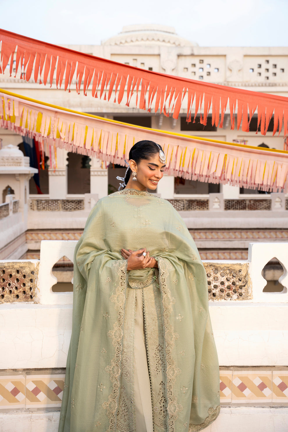 Florent | Basant Chikankari | FBC - 3A - by Libasekhas UK - Registered Vendor of : Florent - 100% Original Designer Dress