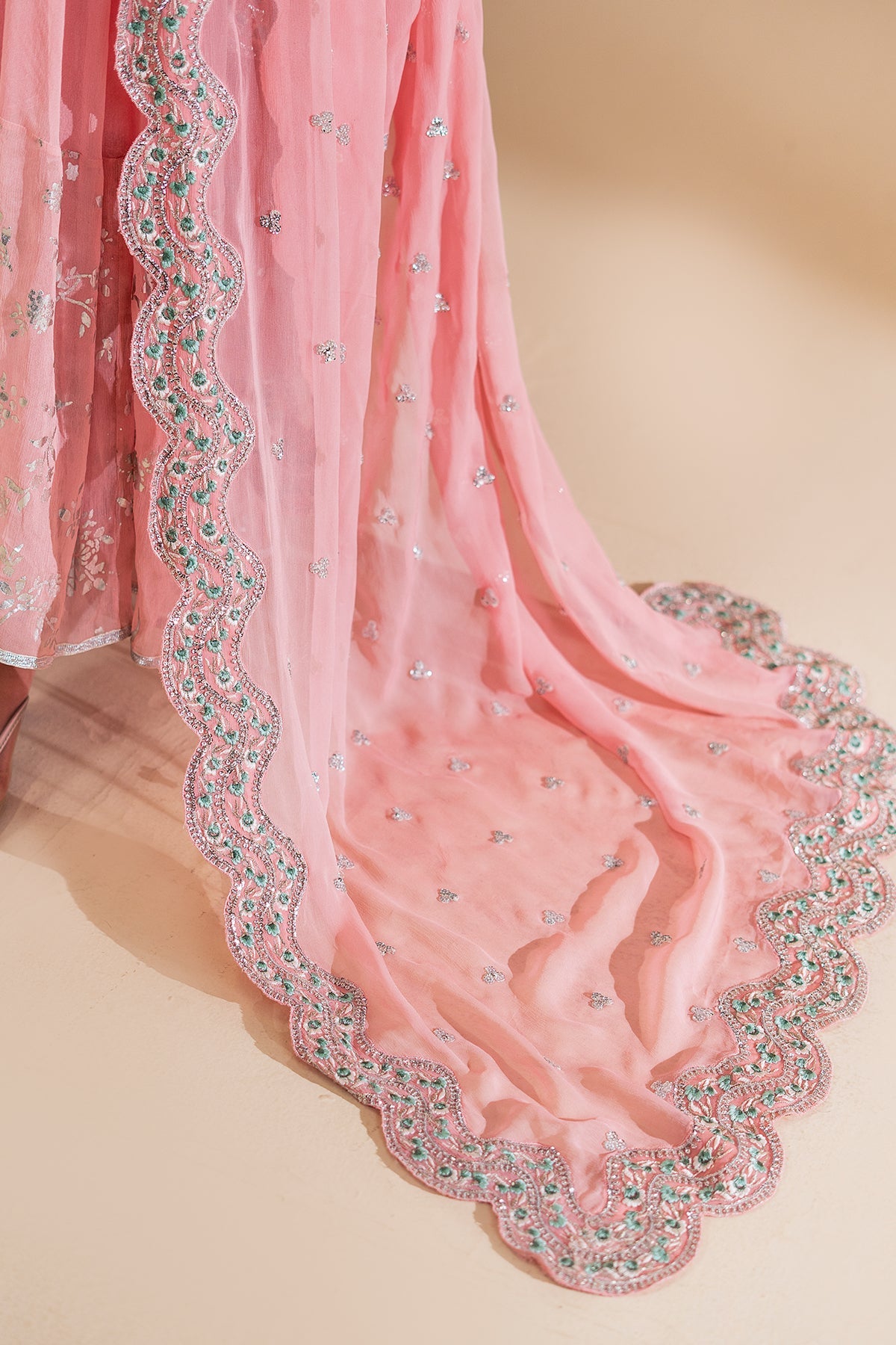 Charizma | Festive Pret | 3-PC Embroidered Chiffon CMA-6-417 - by Libasekhas UK - Registered Vendor of : Charizma - 100% Original Designer Dress