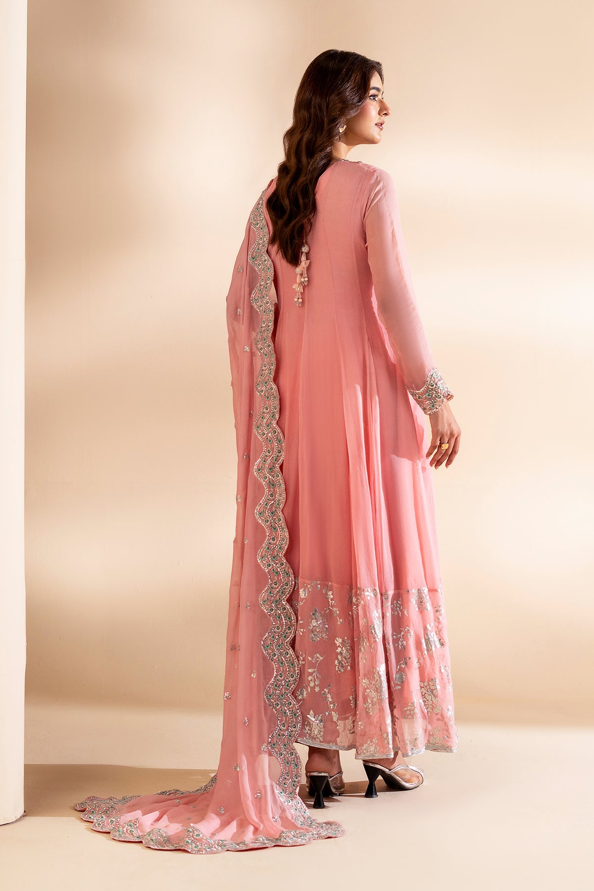 Charizma | Festive Pret | 3-PC Embroidered Chiffon CMA-6-417 - by Libasekhas UK - Registered Vendor of : Charizma - 100% Original Designer Dress