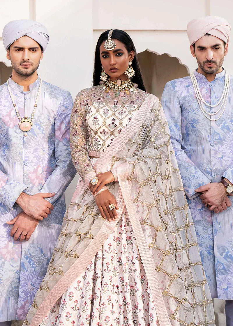 Akbar Aslam | Darbar Festive Formals | Gul Posh - by - Libasekhas UK - Registered Vendor of : Akbar Aslam - 100% Original Designer Dresss