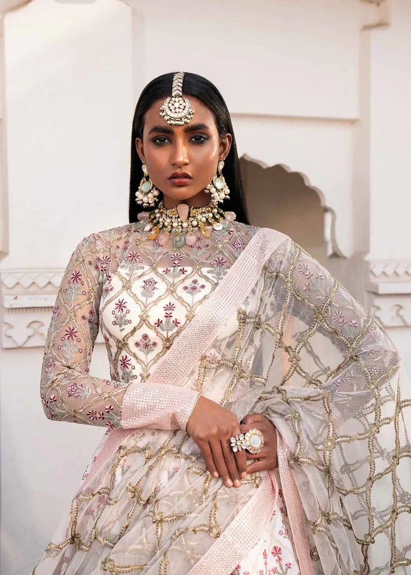 Akbar Aslam | Darbar Festive Formals | Gul Posh - by - Libasekhas UK - Registered Vendor of : Akbar Aslam - 100% Original Designer Dresss
