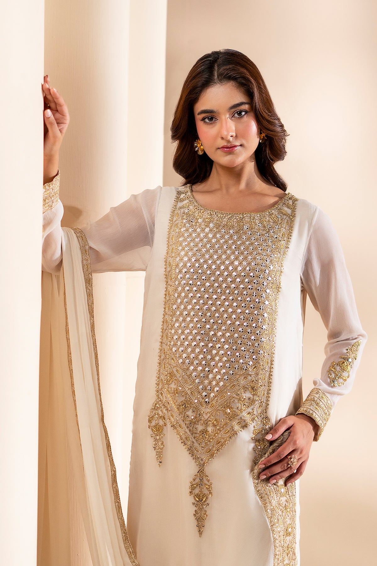 Charizma | Festive Pret | 3-PC Embroidered CMA-6-436 - by Libasekhas UK - Registered Vendor of : Charizma - 100% Original Designer Dress