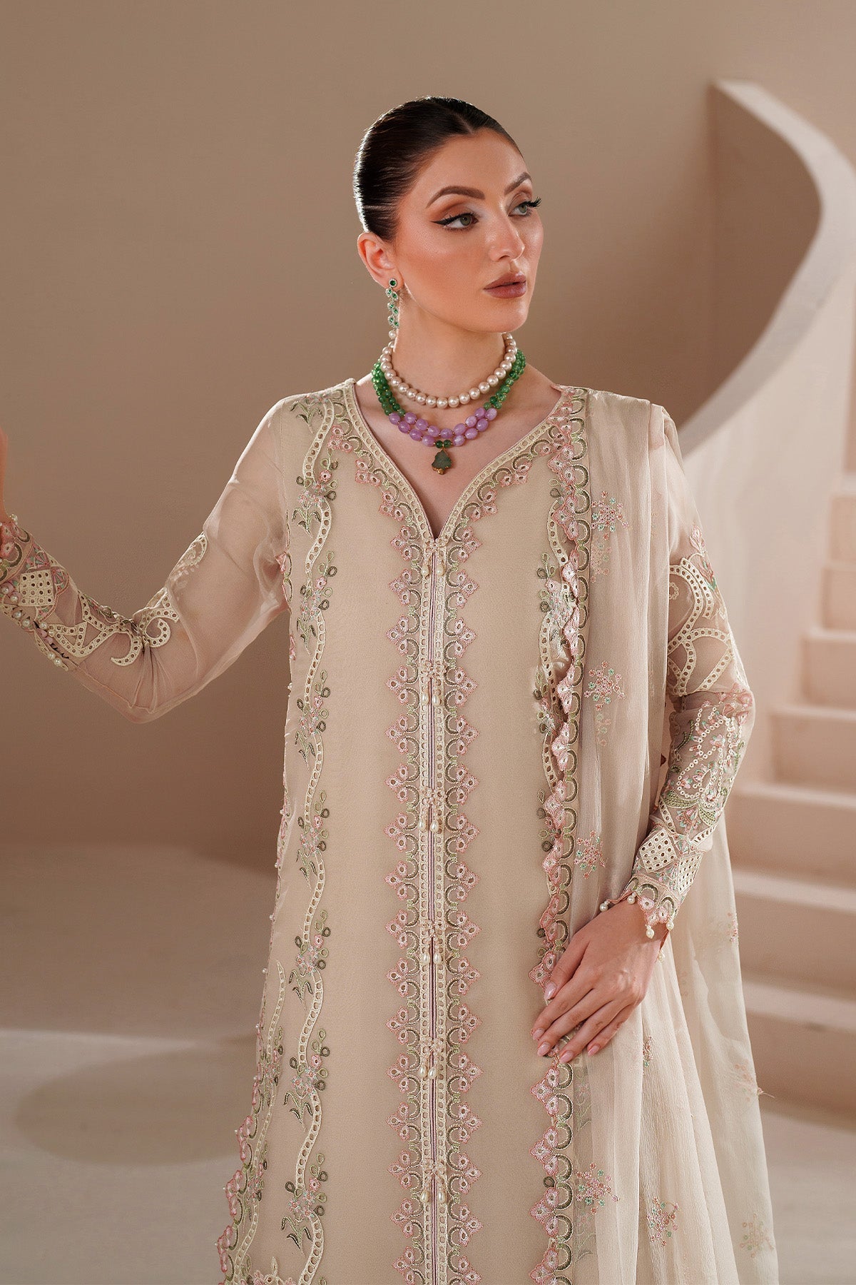 Alizeh | Threads Eid Festive Edit 26 | AF-BDHG-5037-Niora - by Libasekhas UK - Registered Vendor of : Alizeh - 100% Original Designer Dress