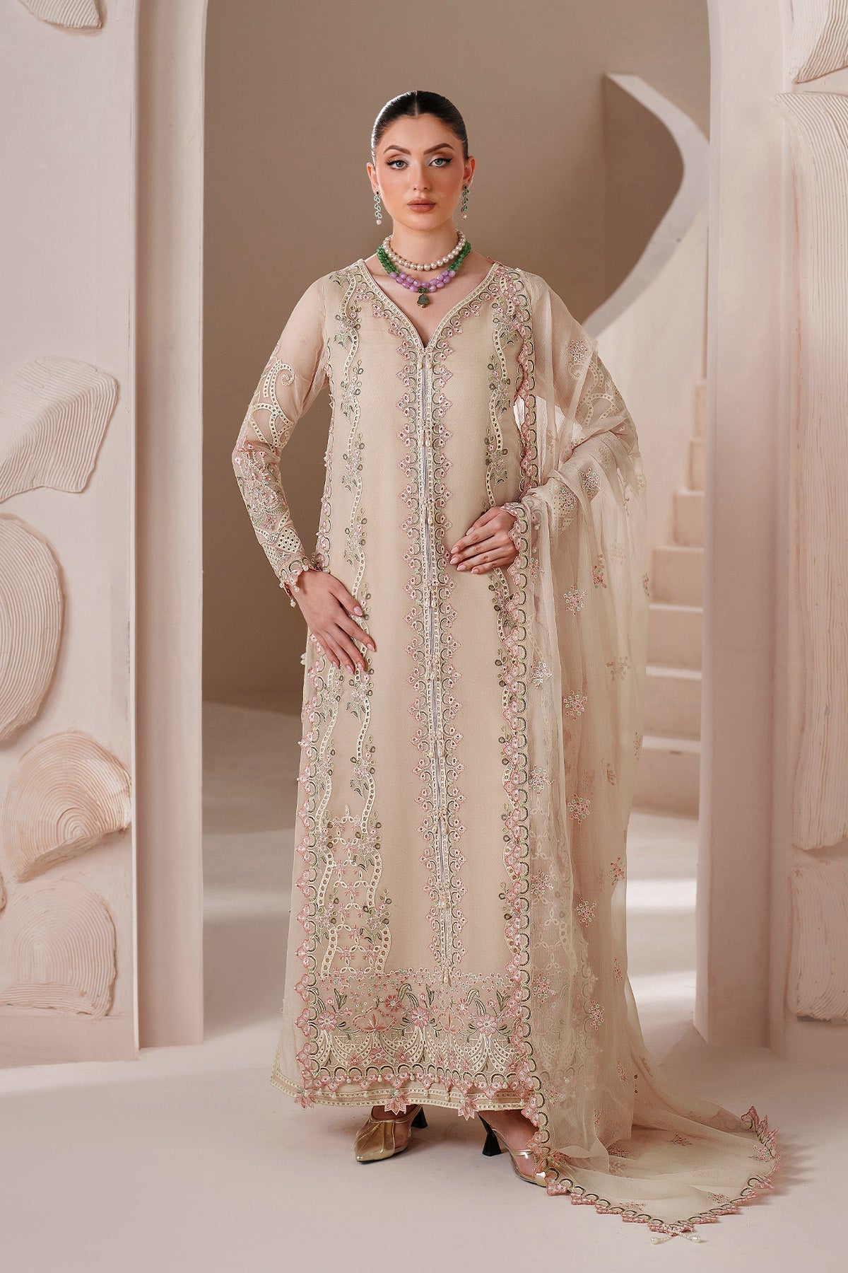Alizeh | Threads Eid Festive Edit 26 | AF-BDHG-5037-Niora - by Libasekhas UK - Registered Vendor of : Alizeh - 100% Original Designer Dress