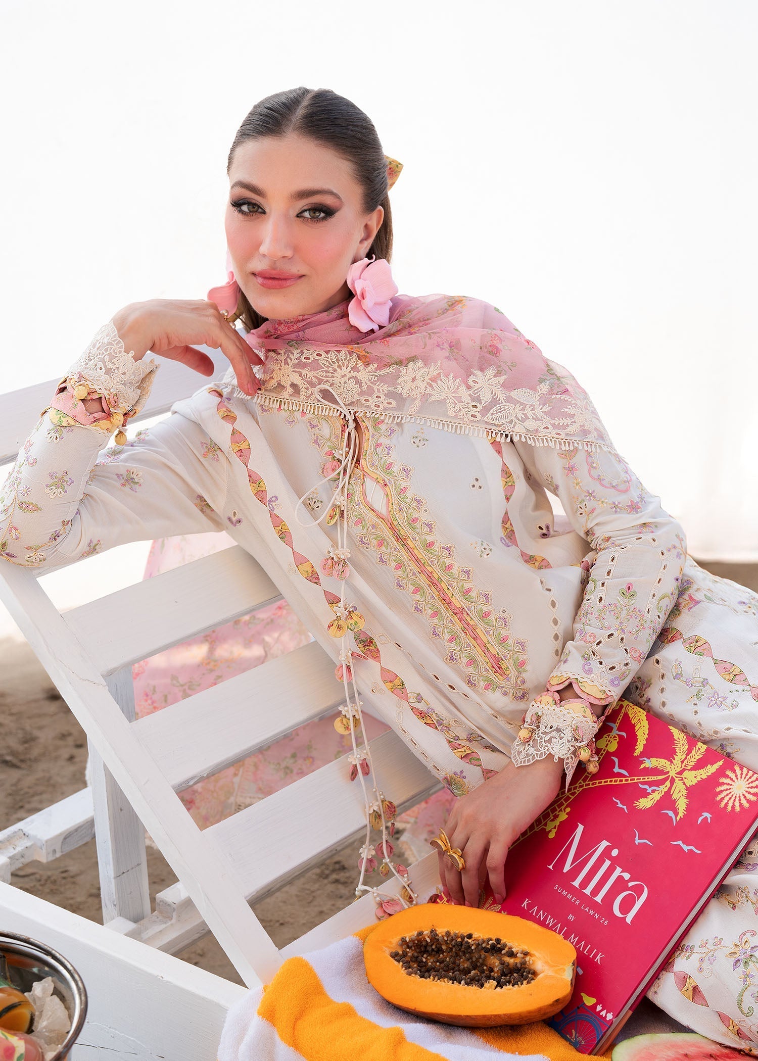 Kanwal Malik | Mira Summer Lawn 26 | Luna - by Libasekhas UK - Registered Vendor of : Kanwal Malik - 100% Original Designer Dress