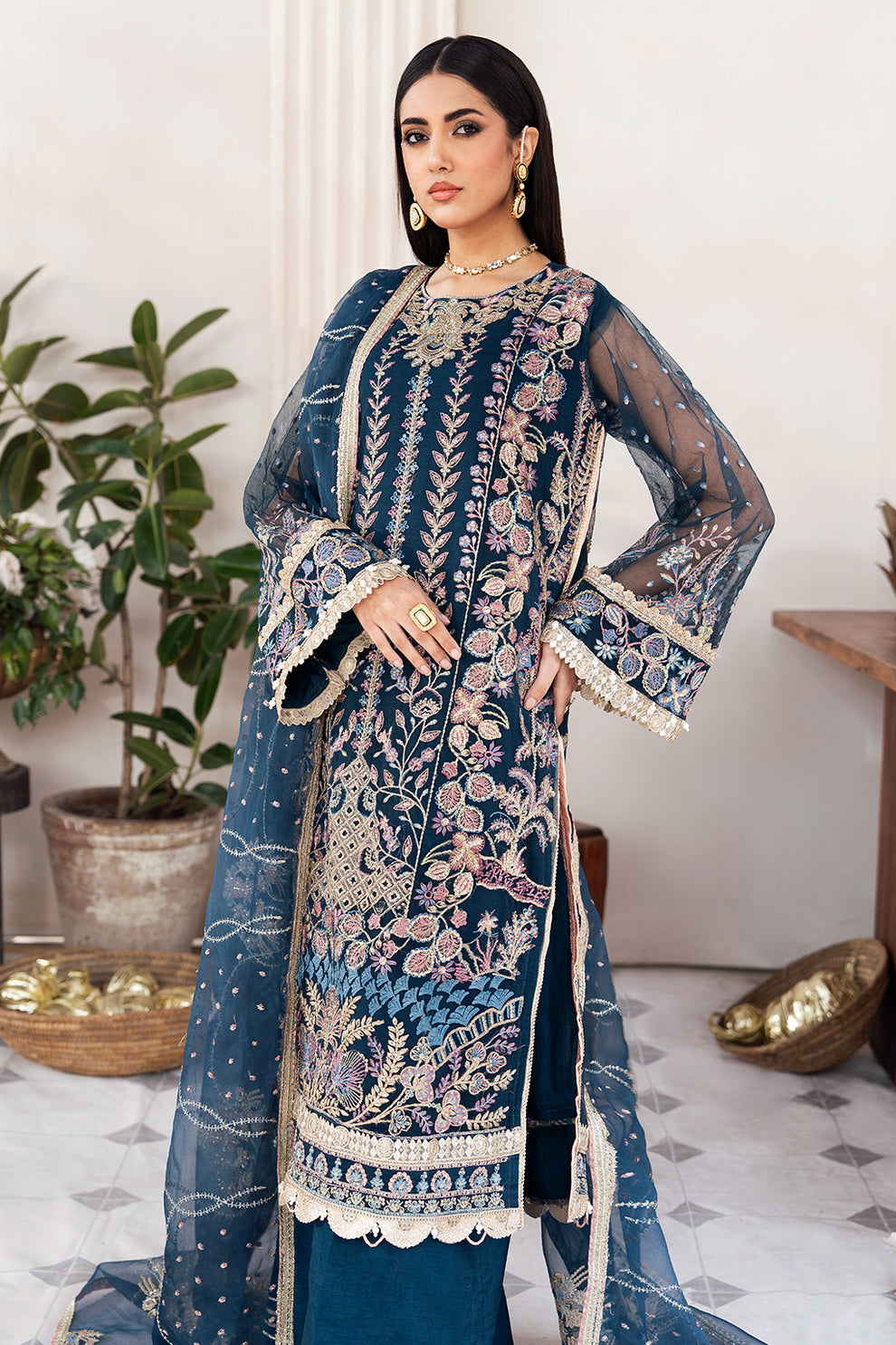 Avyana | Nazeen Festive Edit | Zaira - by - Libasekhas UK - Registered Vendor of : Avyana - 100% Original Designer Dresss