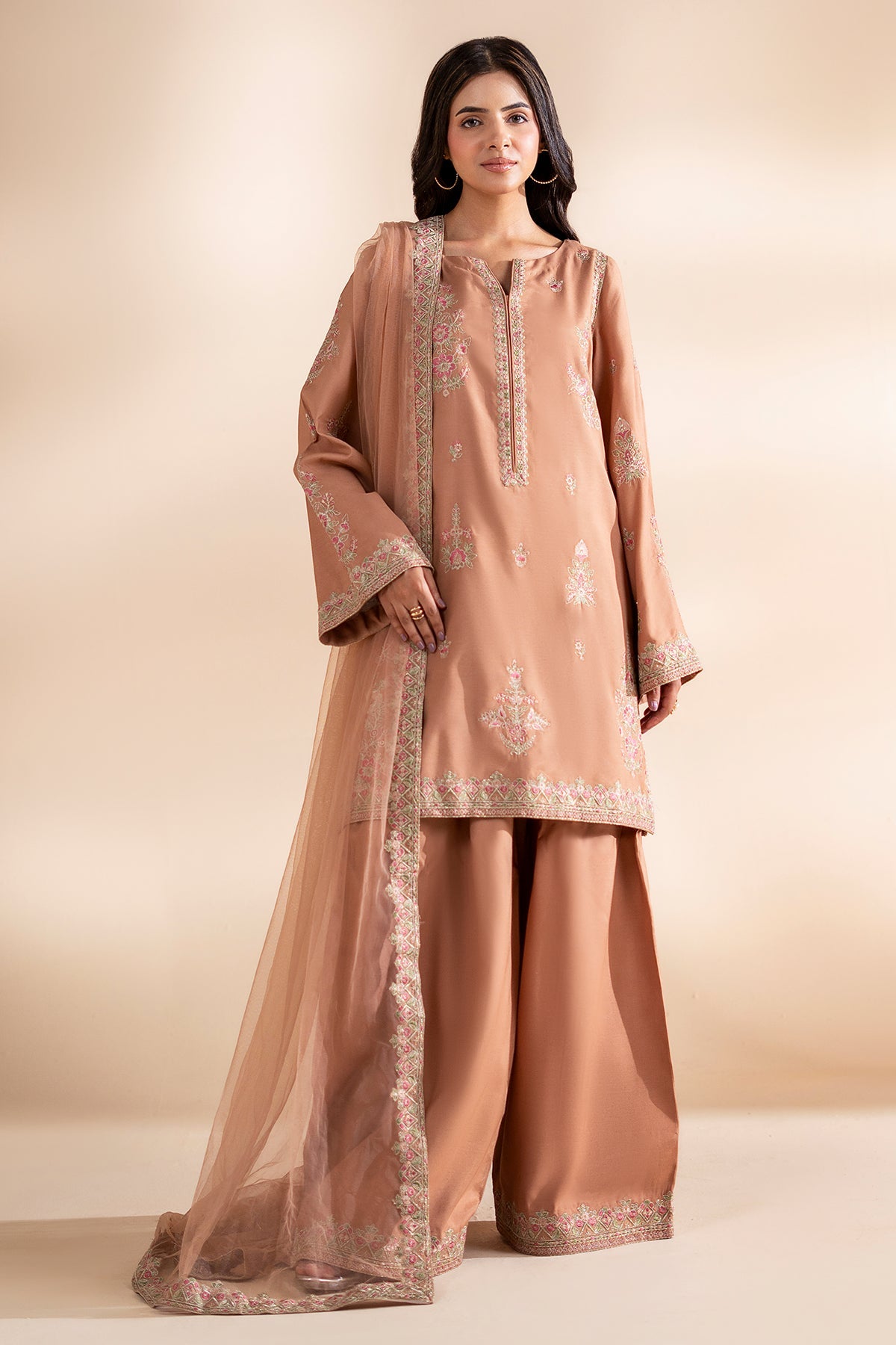 Charizma | Festive Pret | 3-PC Stitched Embroidered CMA-6-398 - by Libasekhas UK - Registered Vendor of : Charizma - 100% Original Designer Dress