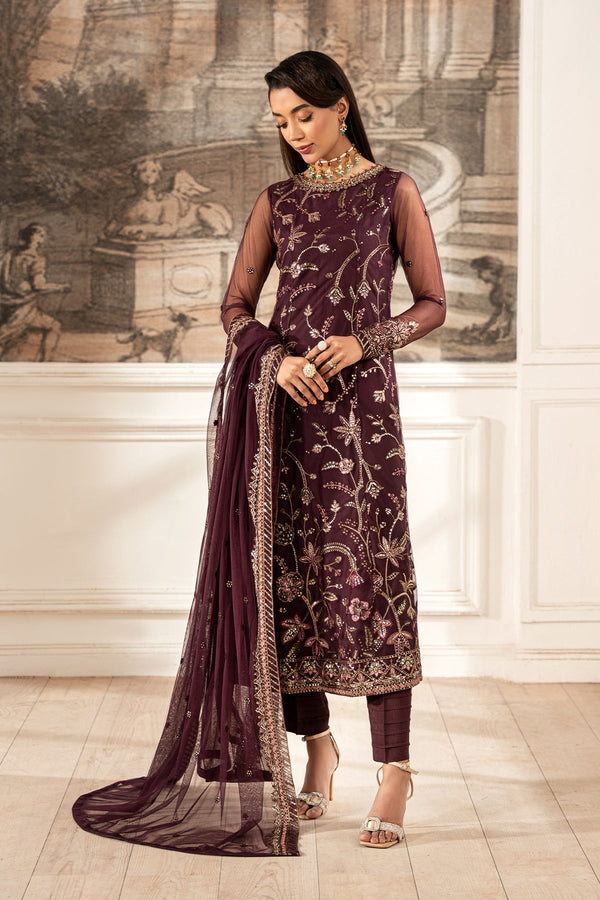 Zarif | Formal Edit 25 | ZFE-06 DAHLIA - by - Libasekhas UK - Registered Vendor of : Zarif - 100% Original Designer Dresss