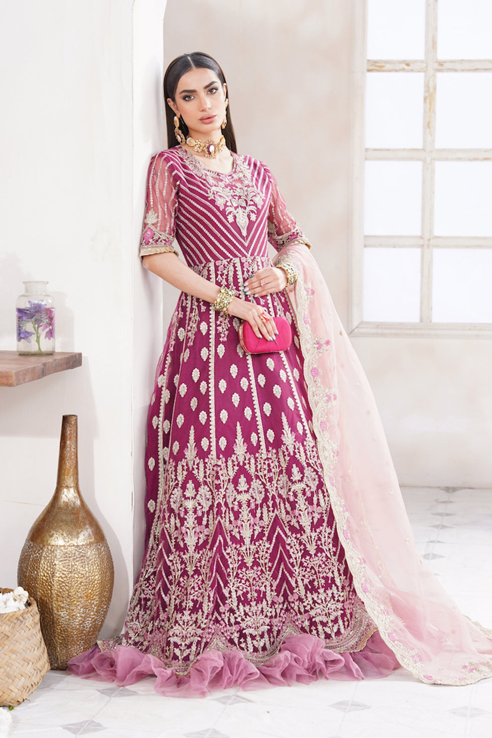 Avyana | Nazeen Festive Edit | Ruzena - by - Libasekhas UK - Registered Vendor of : Avyana - 100% Original Designer Dresss