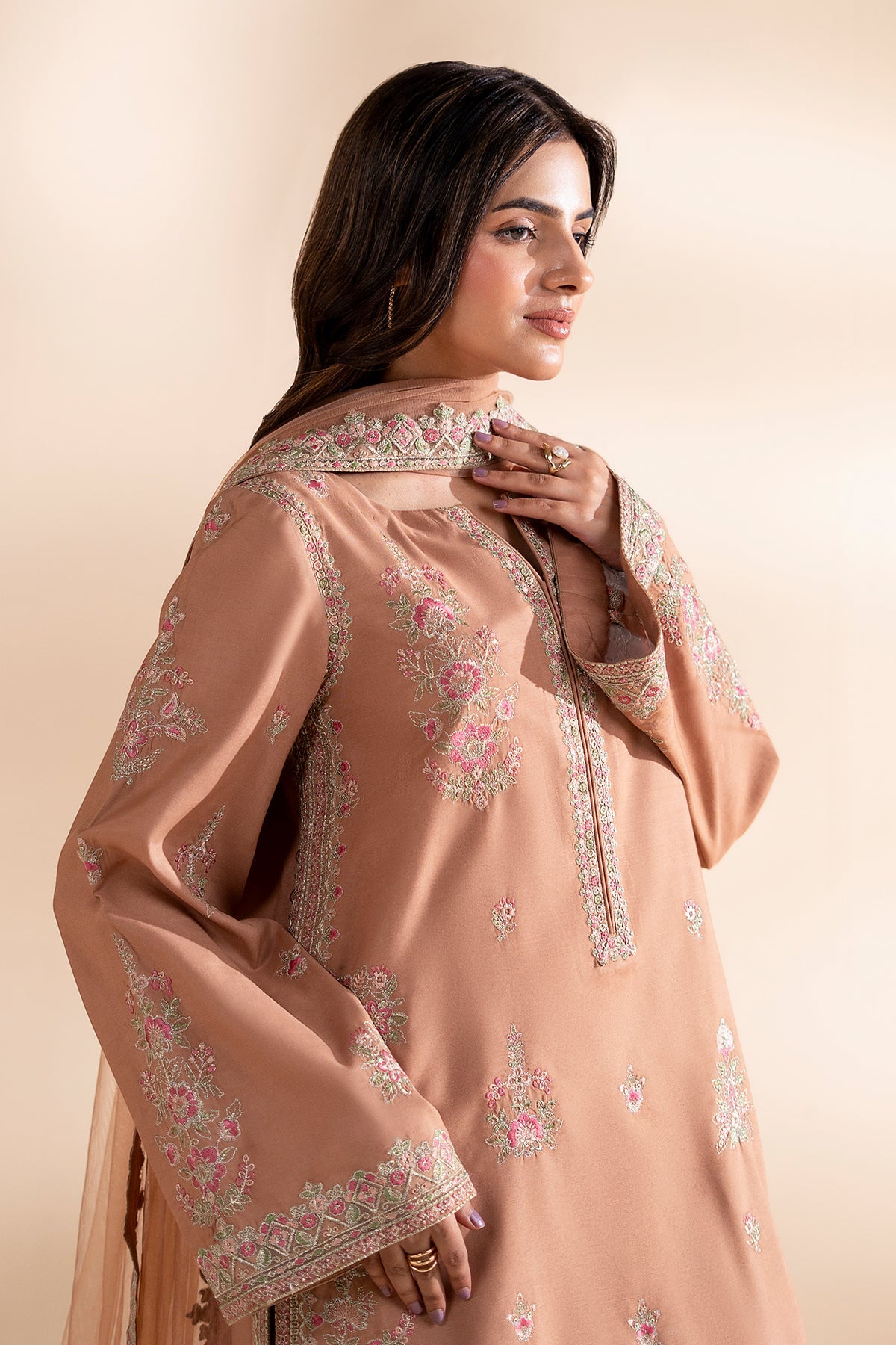 Charizma | Festive Pret | 3-PC Stitched Embroidered CMA-6-398 - by Libasekhas UK - Registered Vendor of : Charizma - 100% Original Designer Dress
