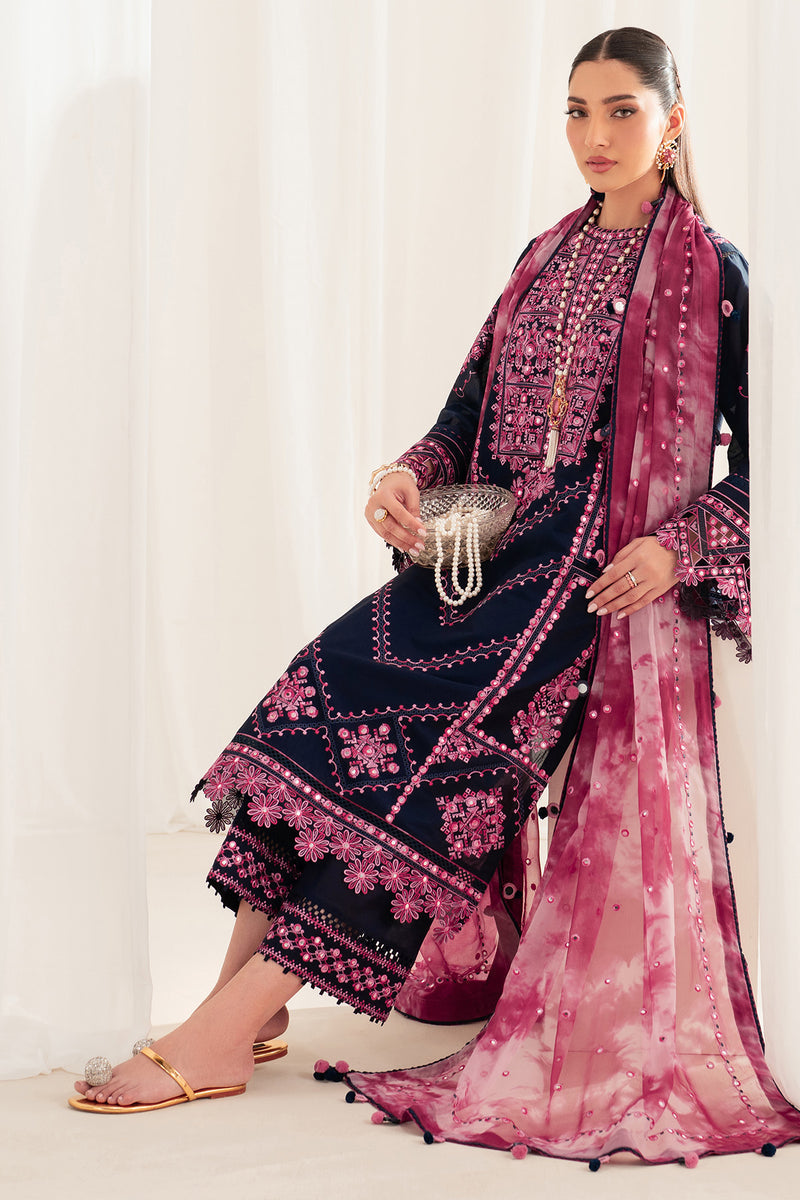 Jazmin | Iris Luxury Lawn 25 | IL'25-D01 - by - Libasekhas UK - Registered Vendor of : Jazmin - 100% Original Designer Dresss