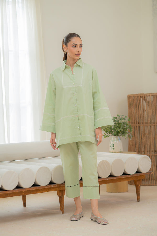 Sahar | Pre Essential Emb Edit | Jade Mist - by Libasekhas UK - Registered Vendor of : Sahar - 100% Original Designer Dress