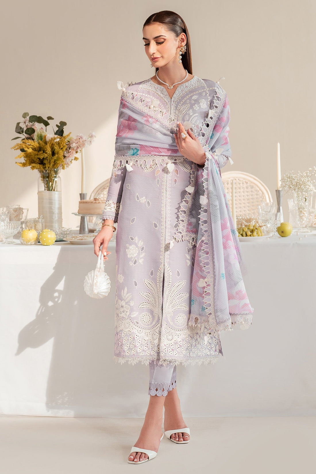 Jazmin | Iris Luxury Lawn 25 | IL'25-D06 - by - Libasekhas UK - Registered Vendor of : Jazmin - 100% Original Designer Dresss