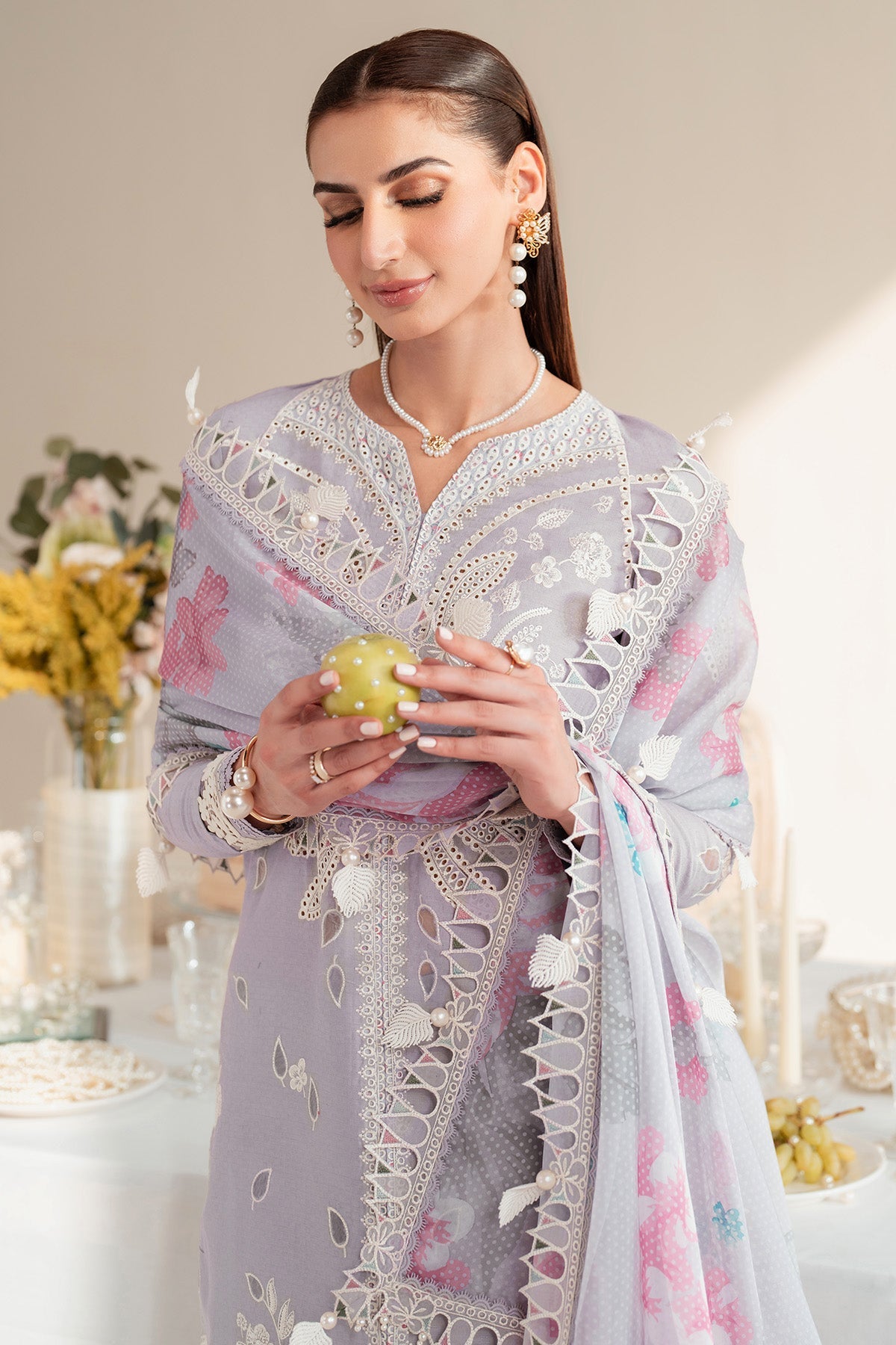 Jazmin | Iris Luxury Lawn 25 | IL'25-D06 - by - Libasekhas UK - Registered Vendor of : Jazmin - 100% Original Designer Dresss