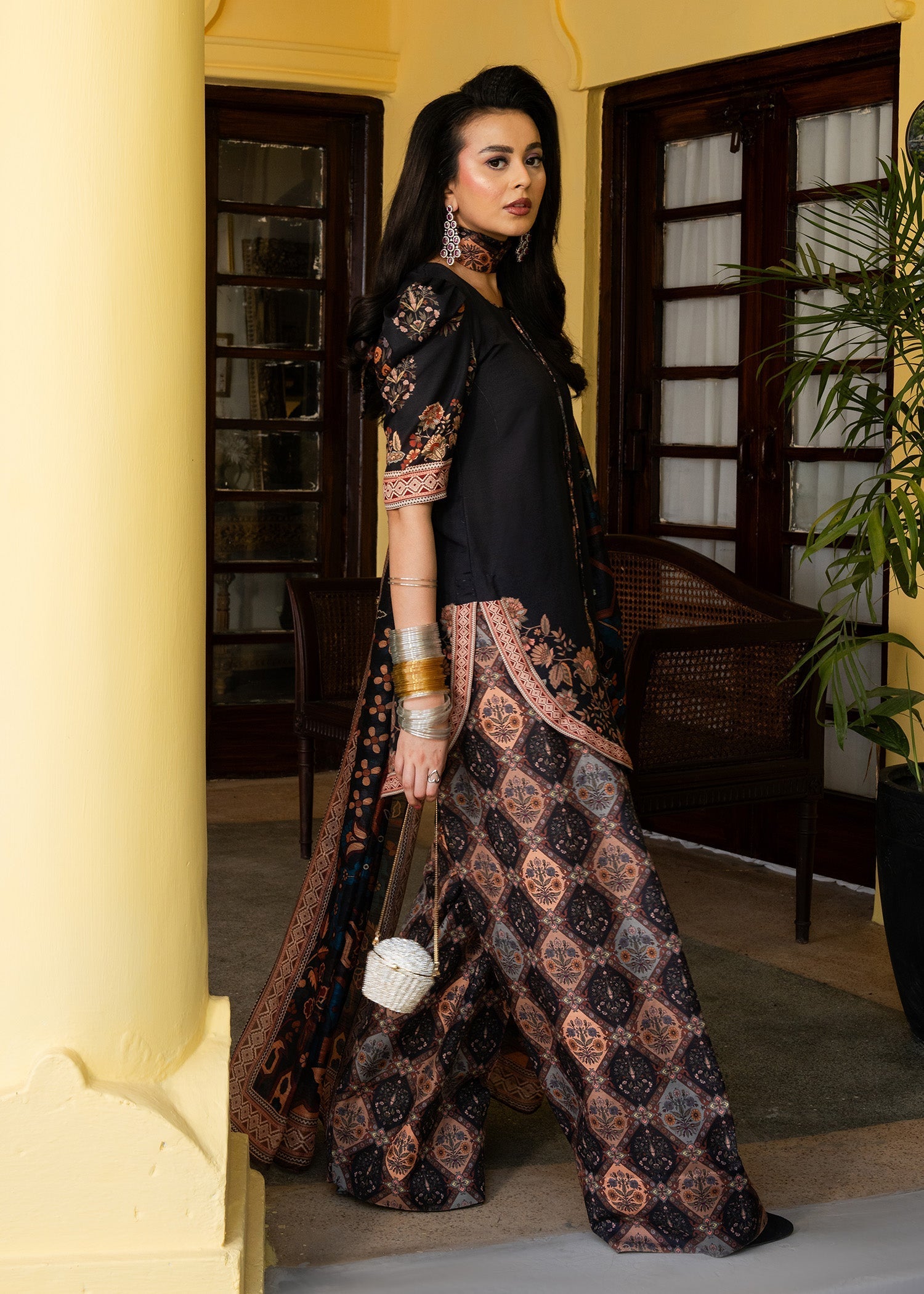 Maria Osama Khan | Retro Lawn 25 | Nazia - by - Libasekhas UK - Registered Vendor of : Maria Osama Khan - 100% Original Designer Dresss