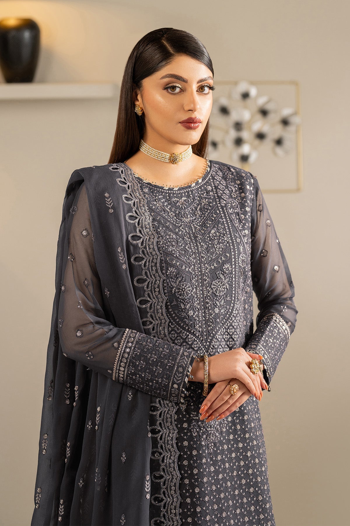 Alizeh | Formals Wear | AF-CH-2189-Akoya - by Libasekhas UK - Registered Vendor of : Alizeh - 100% Original Designer Dress
