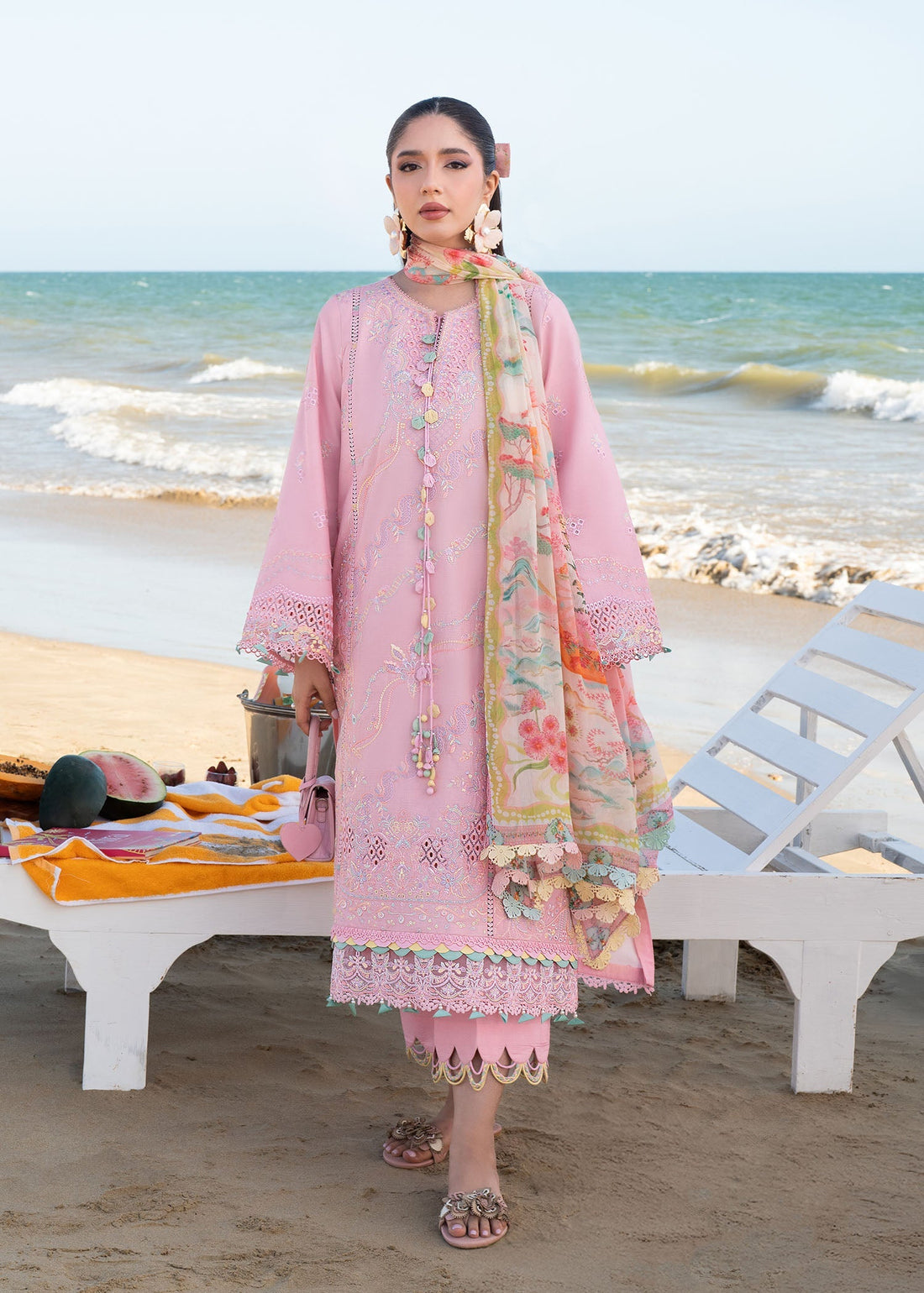 Kanwal Malik | Mira Summer Lawn 26 | Rosee - by Libasekhas UK - Registered Vendor of : Kanwal Malik - 100% Original Designer Dress