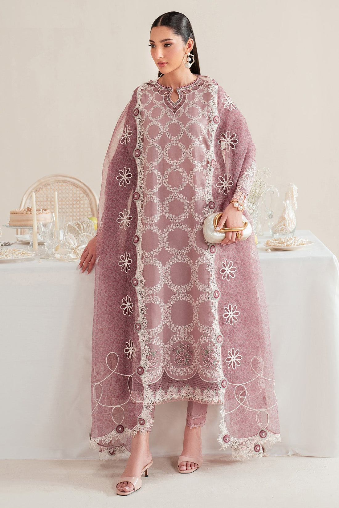 Jazmin | Iris Luxury Lawn 25 | IL'25-D10 - by - Libasekhas UK - Registered Vendor of : Jazmin - 100% Original Designer Dresss