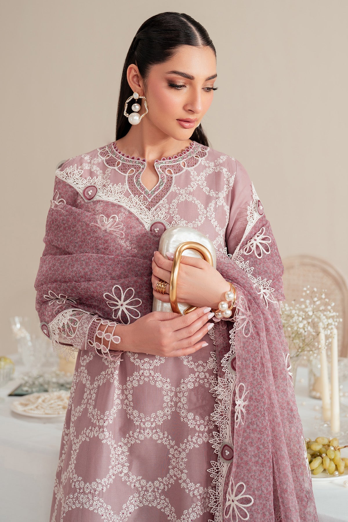 Jazmin | Iris Luxury Lawn 25 | IL'25-D10 - by - Libasekhas UK - Registered Vendor of : Jazmin - 100% Original Designer Dresss