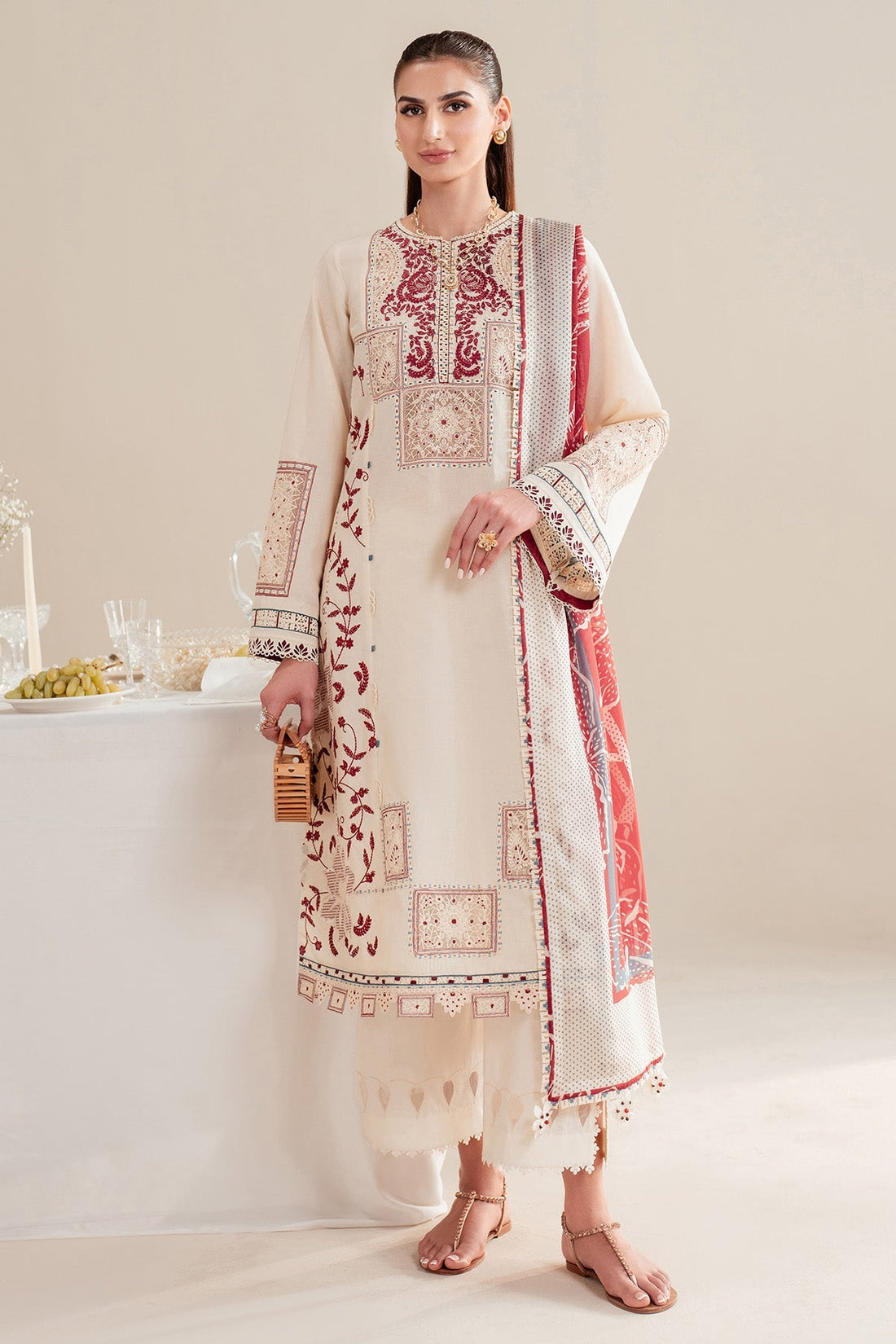 Jazmin | Iris Luxury Lawn 25 | IL'25-D02 - by - Libasekhas UK - Registered Vendor of : Jazmin - 100% Original Designer Dresss