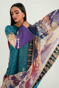 Akbar Aslam | Silk Pret | Azure - by Libasekhas UK - Registered Vendor of : Akbar Aslam - 100% Original Designer Dress