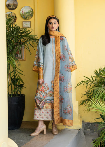 Maria Osama Khan | Retro Lawn 25 | Sama - by - Libasekhas UK - Registered Vendor of : Maria Osama Khan - 100% Original Designer Dresss