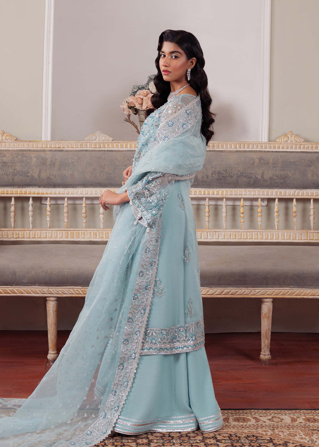 Dastoor | Airah Festive 25 | Starlight - by - Libasekhas UK - Registered Vendor of : Dastoor - 100% Original Designer Dresss