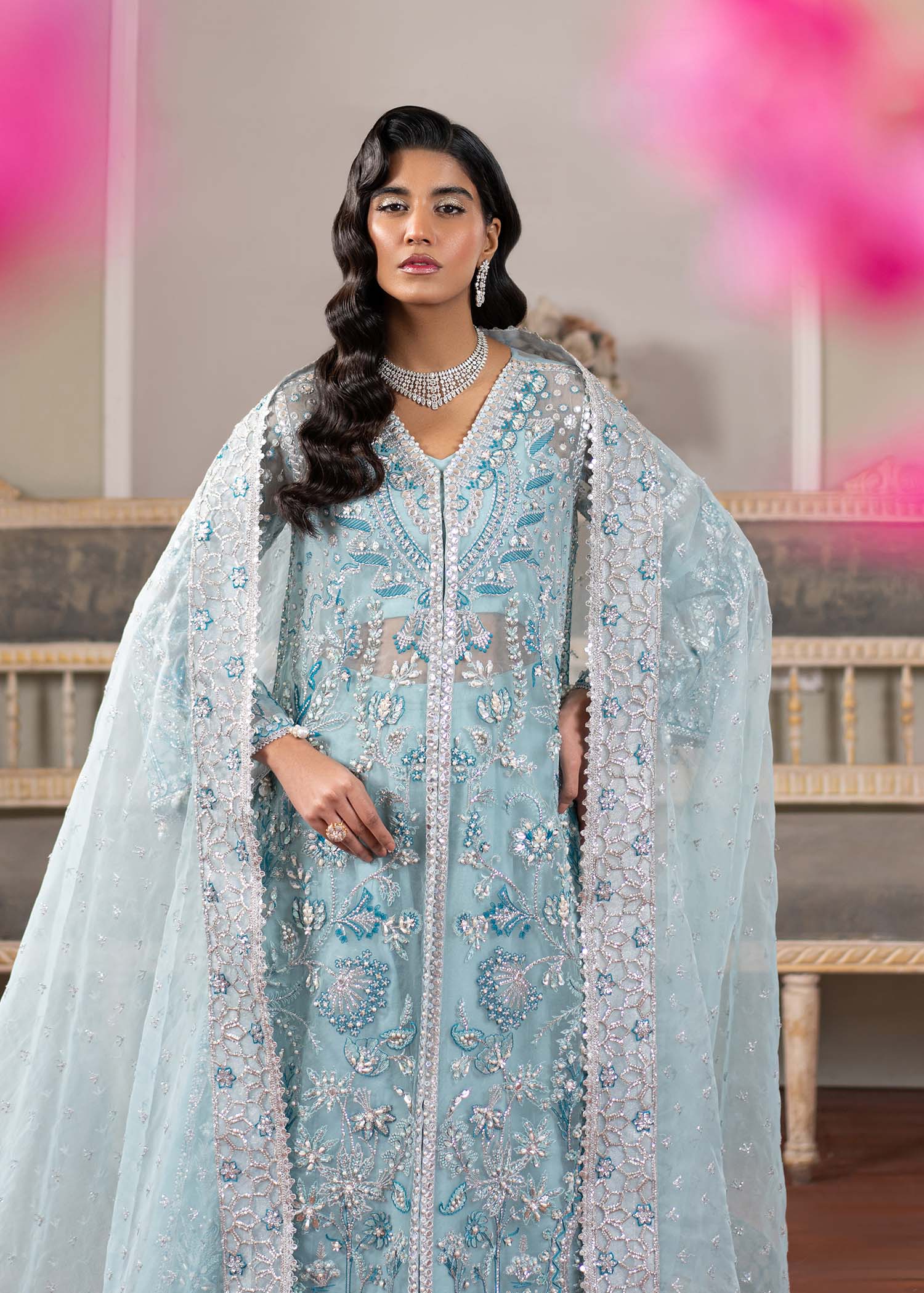 Dastoor | Airah Festive 25 | Starlight - by - Libasekhas UK - Registered Vendor of : Dastoor - 100% Original Designer Dresss