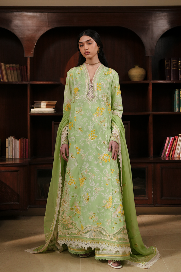 Afrozeh | Florette 26 | Ciel - by Libasekhas UK - Registered Vendor of : Afrozeh - 100% Original Designer Dress