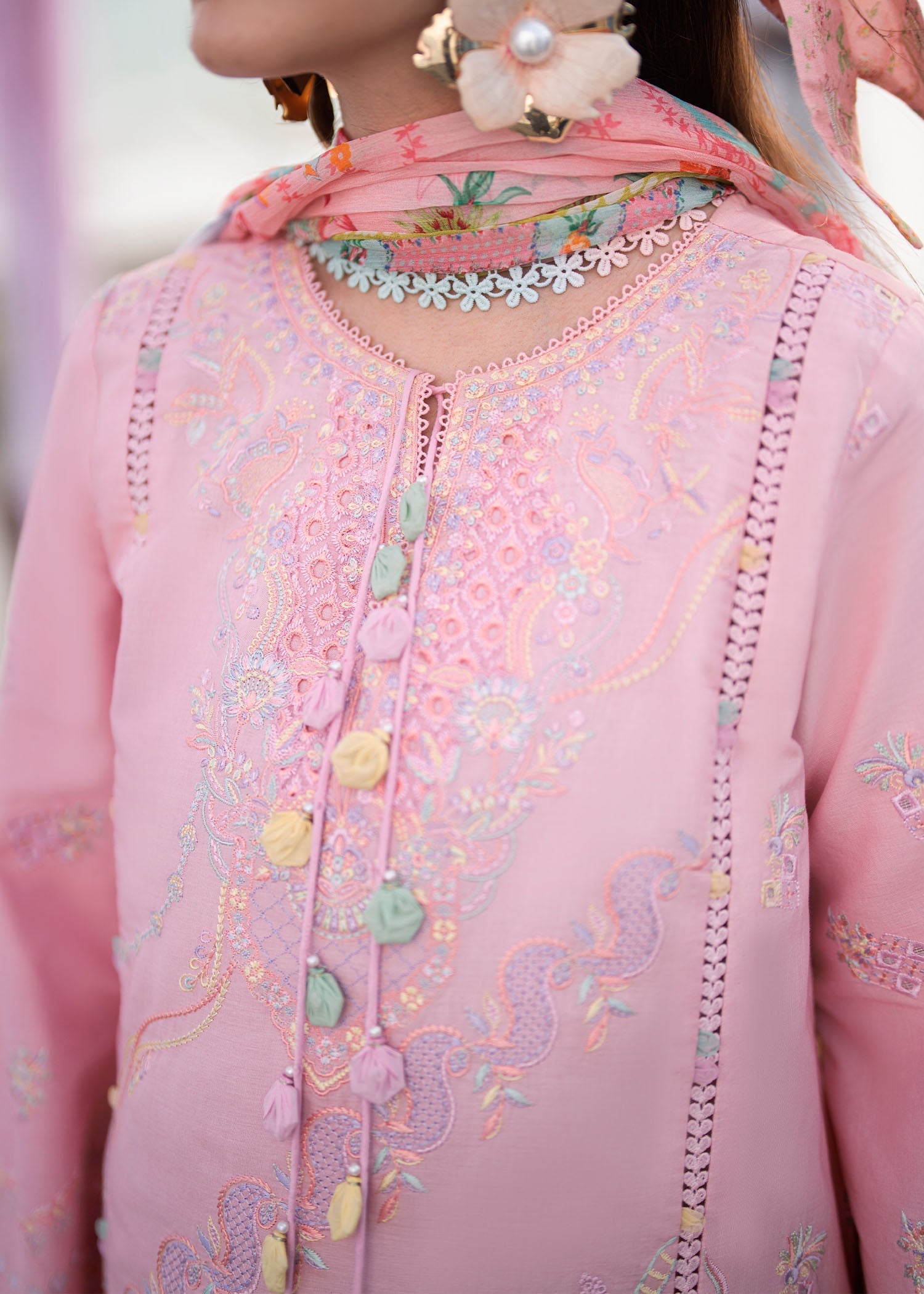 Kanwal Malik | Mira Summer Lawn 26 | Rosee - by Libasekhas UK - Registered Vendor of : Kanwal Malik - 100% Original Designer Dress