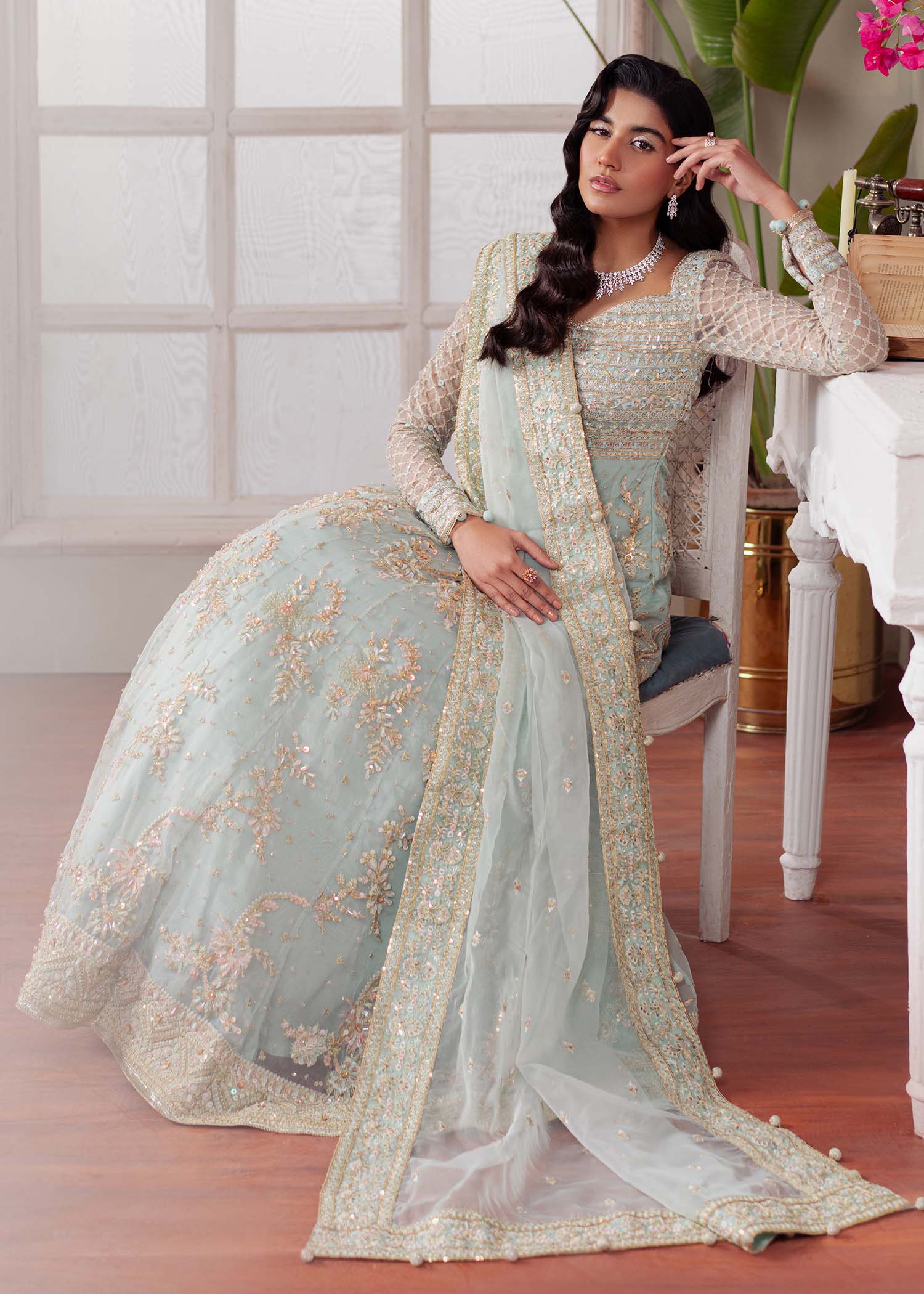 Dastoor | Airah Festive 25 | Majesty - by - Libasekhas UK - Registered Vendor of : Dastoor - 100% Original Designer Dresss