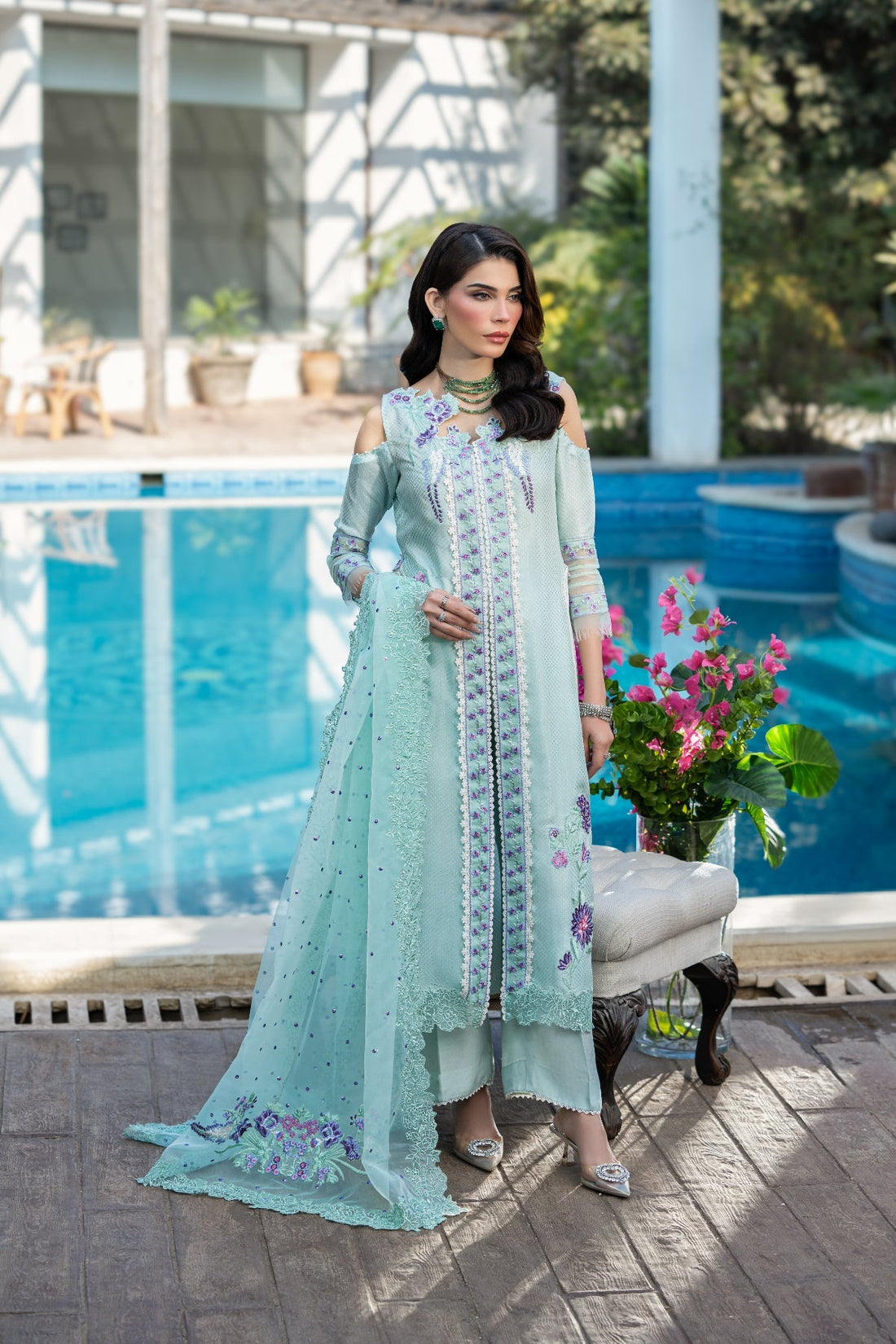 Tabyaa | Ruby Collection 25 | Feroza - by Libasekhas UK - Registered Vendor of : Tabyaa - 100% Original Designer Dress