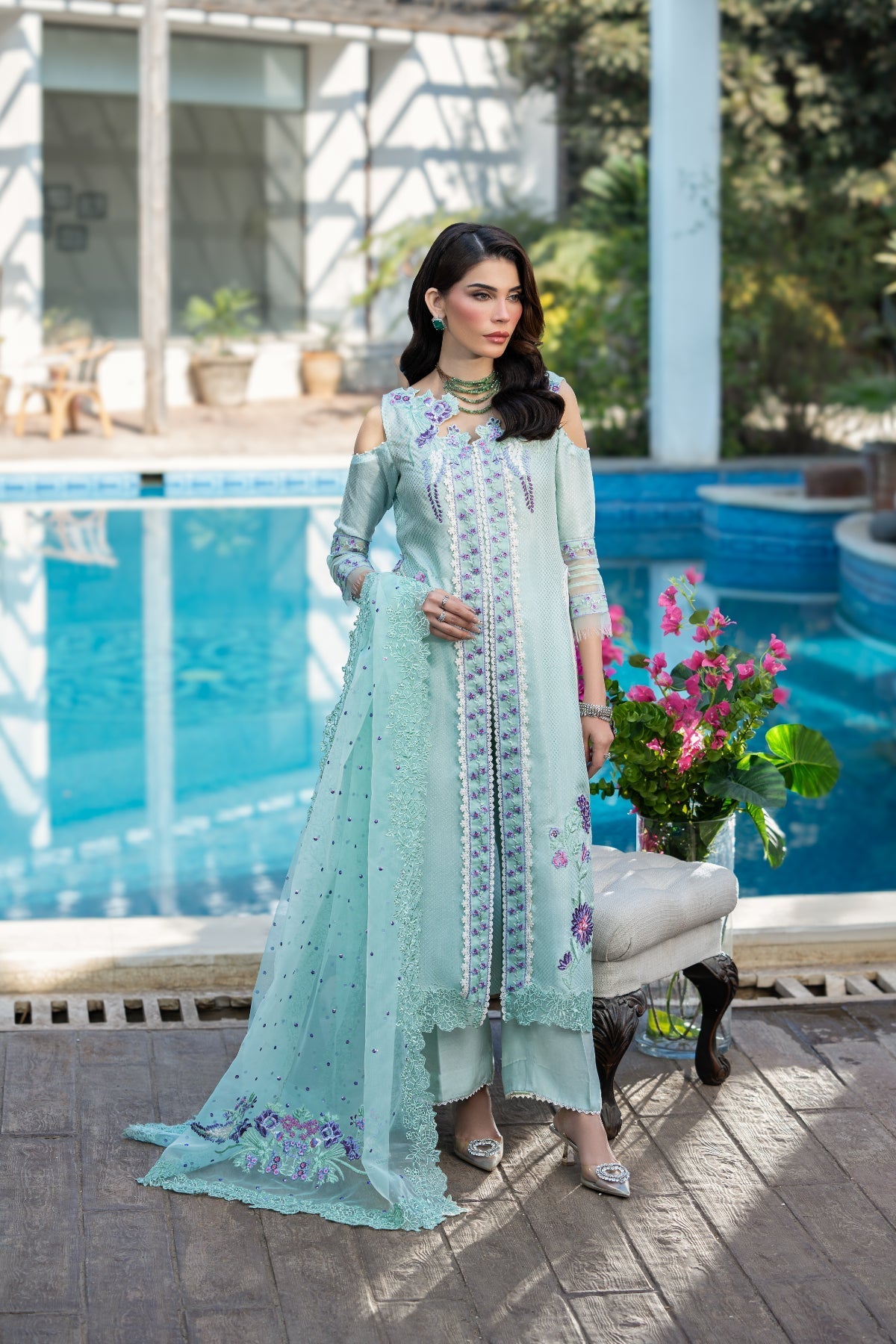 Tabyaa | Ruby Collection 25 | Feroza - by Libasekhas UK - Registered Vendor of : Tabyaa - 100% Original Designer Dress